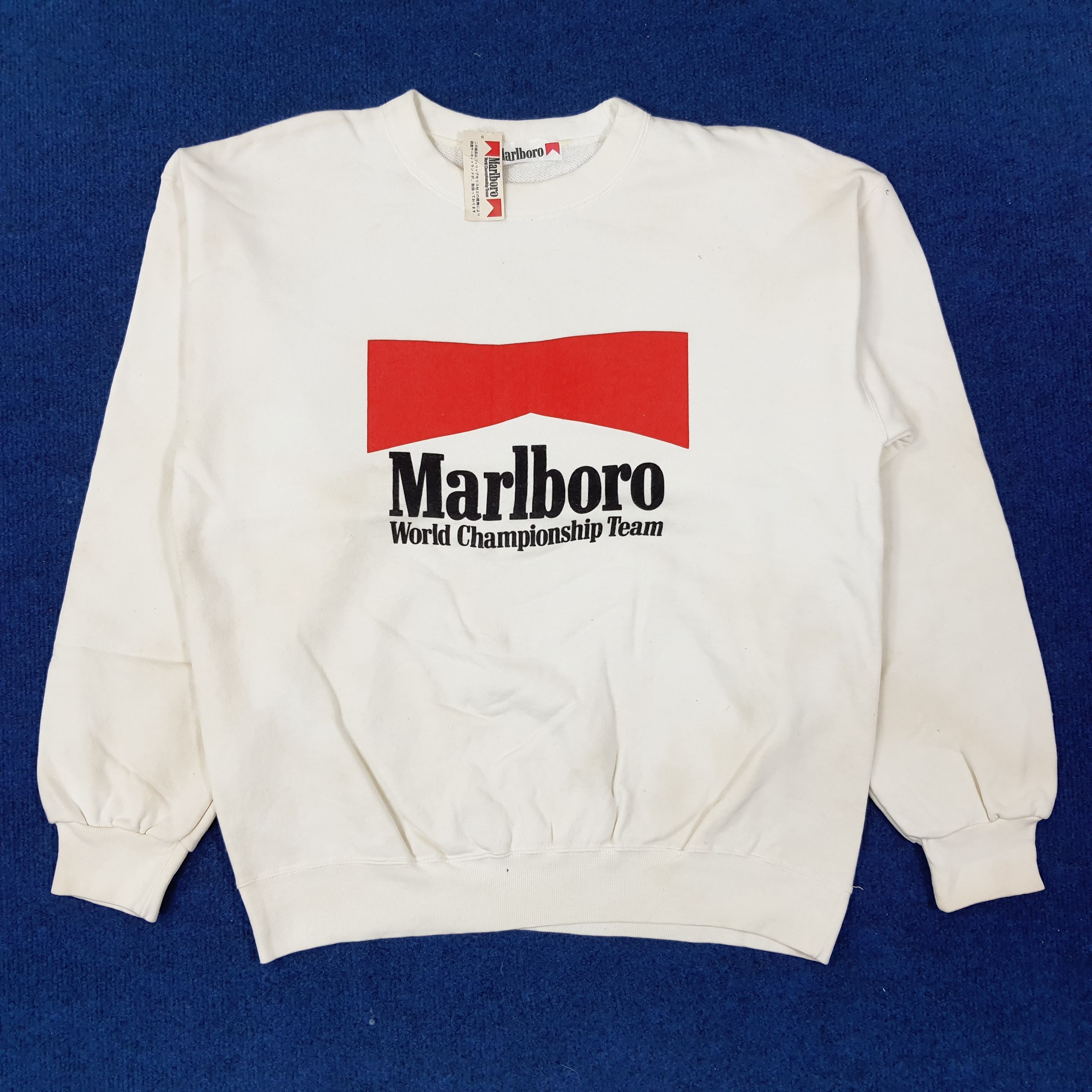 Marlboro Vintage Marlboro Team Motorsports Sweatshirt C238N5 Size US S / EU 44-46 / 1 - 1 Thumbnail