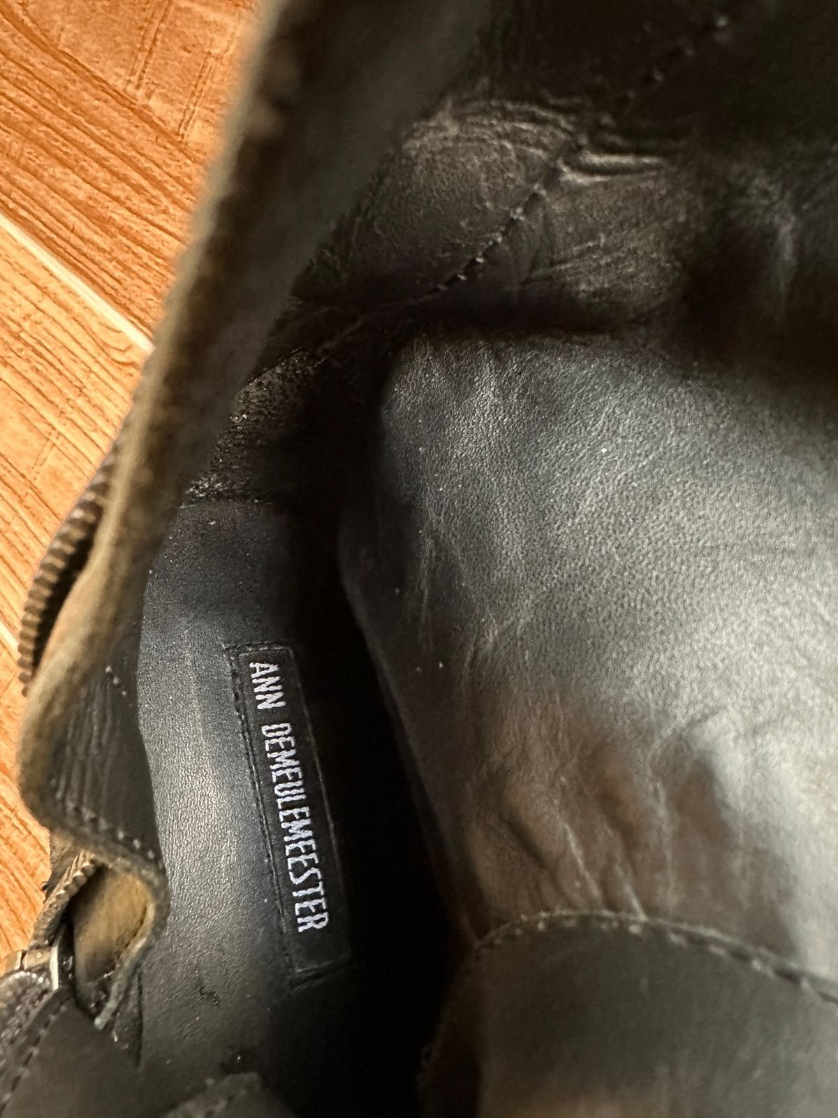 Ann Demeulemeester Ann Demeulemeester Lace Up Combat Leather Boots Size US 5 / IT 35 - 13 Thumbnail