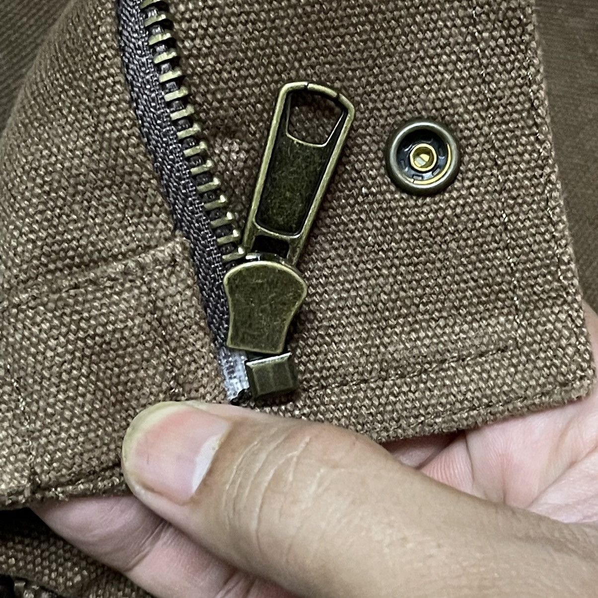 Japanese Brand Vintage Wind and Sea Canvas Brown Jacket Size US L / EU 52-54 / 3 - 13 Thumbnail