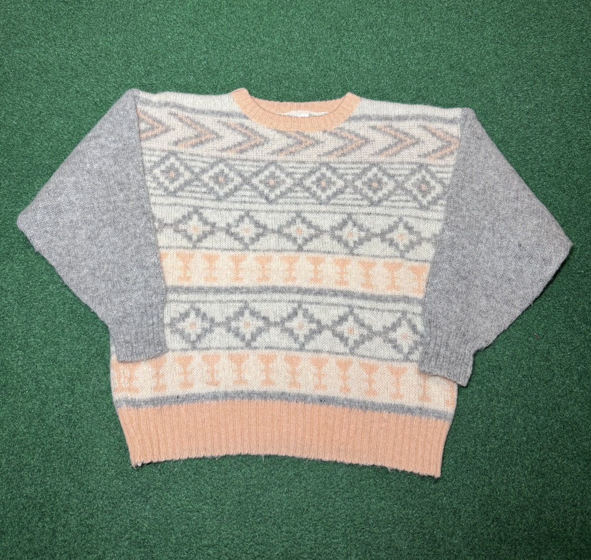 Vintage Vintage Alafoss Icewool Virgin Wool 80s Nordic S/M Sweater Size S / US 4 / IT 40 - 1 Thumbnail