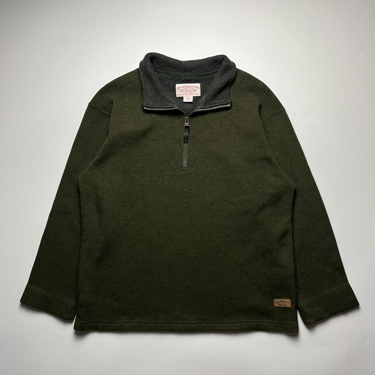 Filson Filson Quarter-Zip Pullover Jacket in Wool Size US L / EU 52-54 / 3 - 1 Thumbnail