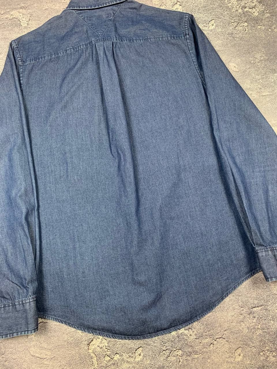 Tommy Hilfiger Tommy Hilfiger Mens Blue Denim Cotton Button Down Shirt Size US S / EU 44-46 / 1 - 16 Thumbnail