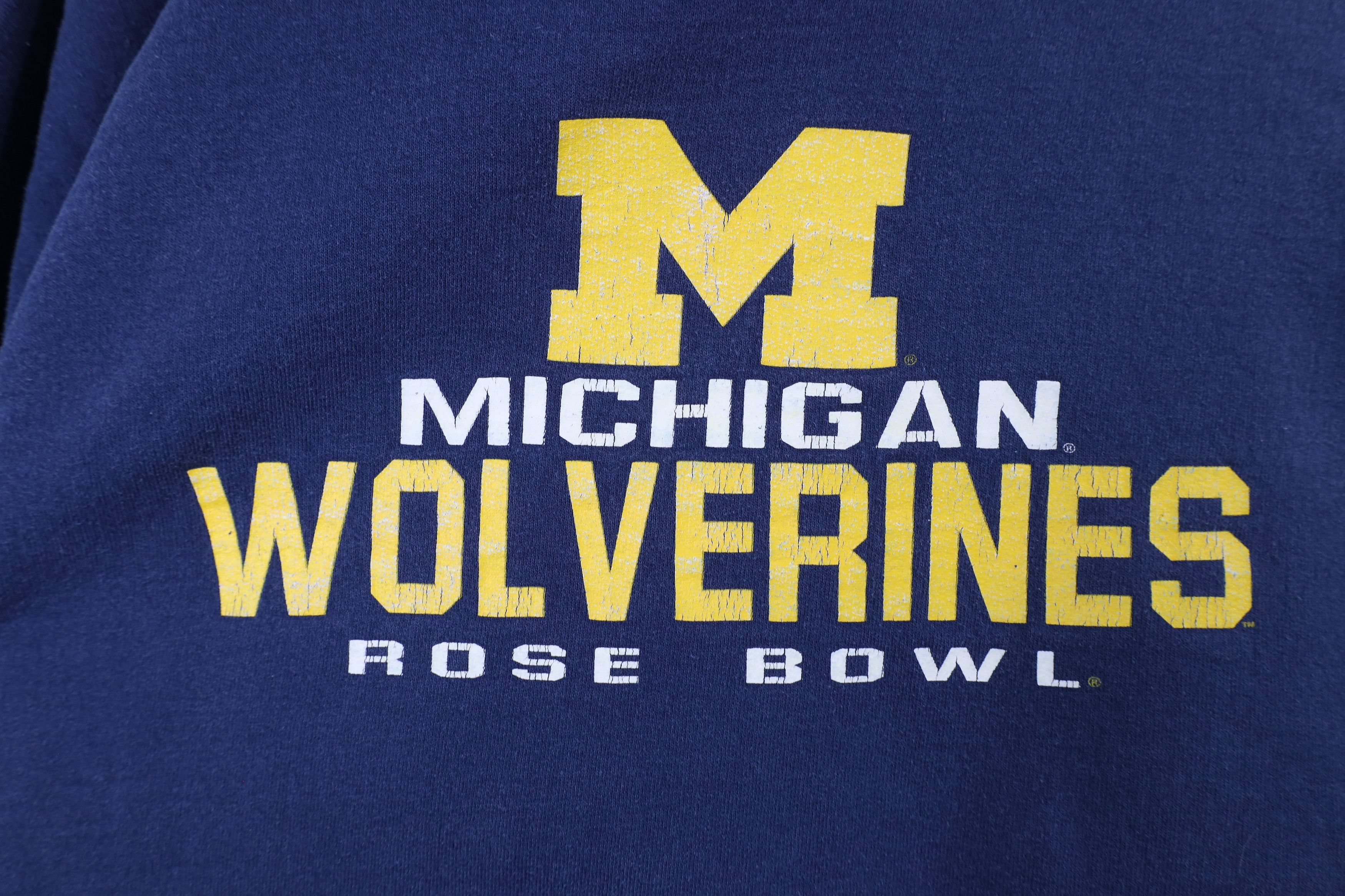 Vintage Vintage Rose Bowl University of Michigan Football Hoodie Size US XXL / EU 58 / 5 - 7 Thumbnail