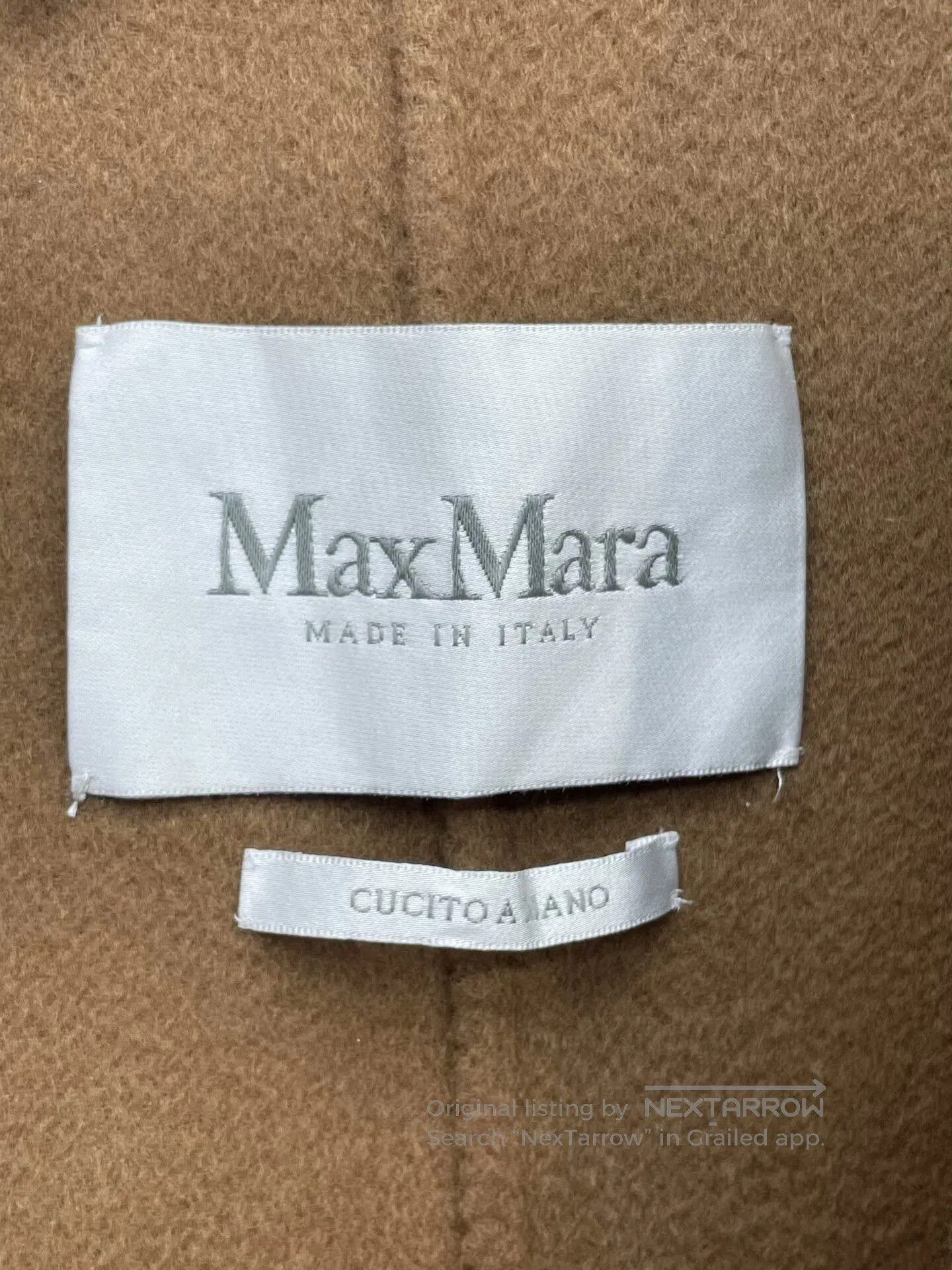Vintage Maxmara Pure Cashmere Robe Coat. Size US M / EU 48-50 / 2 - 4 Thumbnail