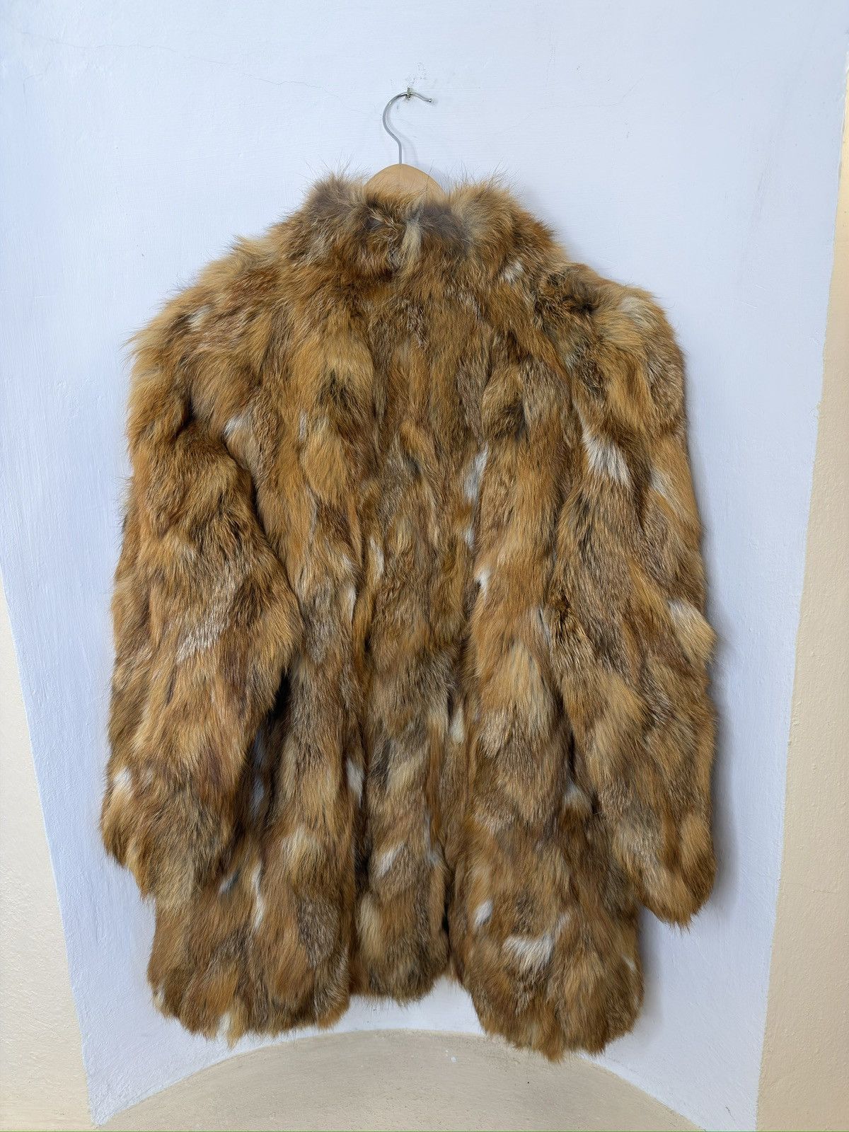 Jean Paul Gaultier Rare Archive 90s JPG Classique Patchwork Fox Fur Coat Size M / US 6-8 / IT 42-44 - 7 Thumbnail