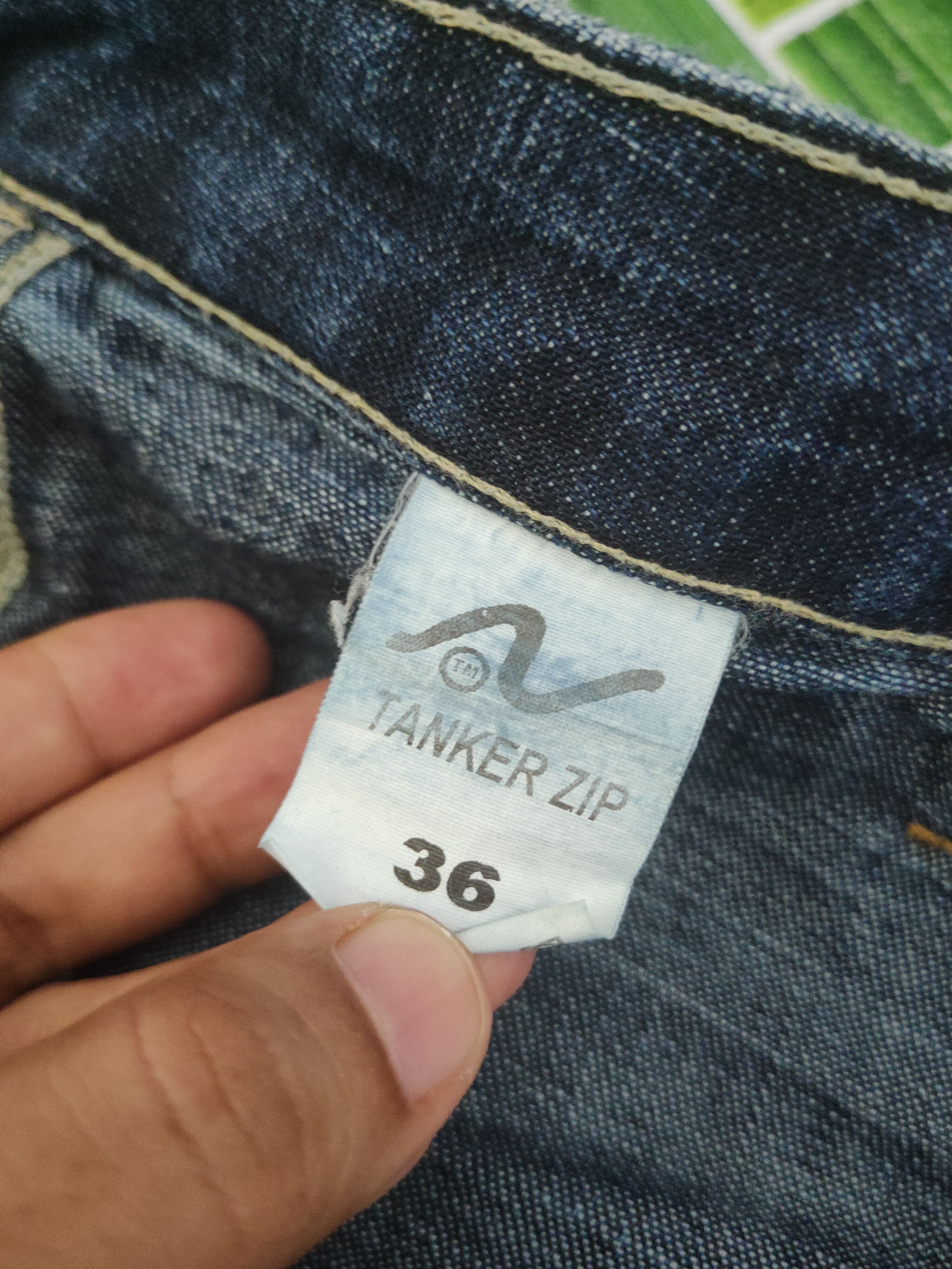 Japanese Brand DL Tanker Zip Blue Distressed Ripped Jeans #1916 Size 26" / US 2 / IT 38 - 15 Thumbnail