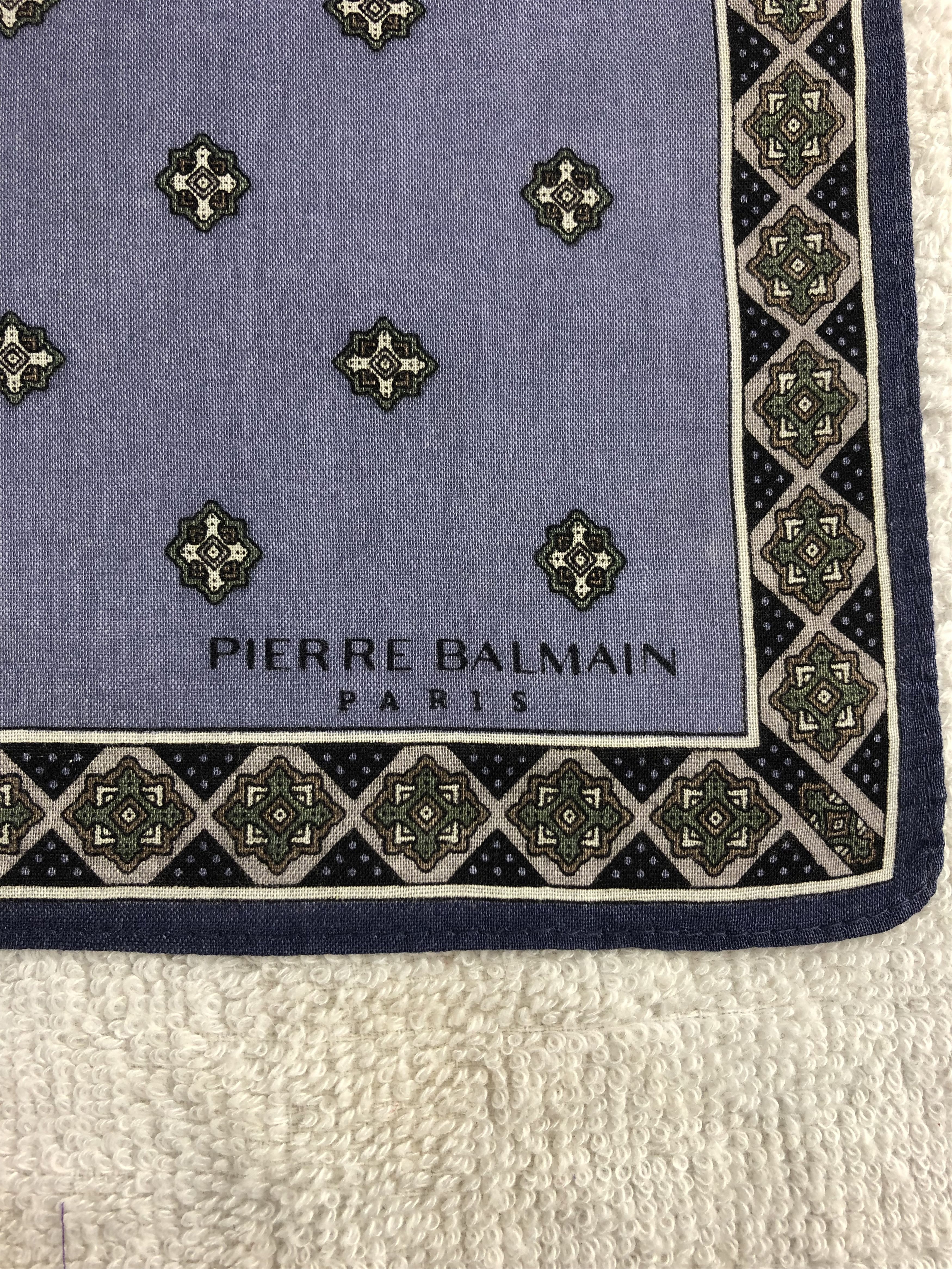 Pierre Balmain × Vintage Pierre Balmain Hanadkerchief / Bandana / Neckerchief Size ONE SIZE - 5 Thumbnail