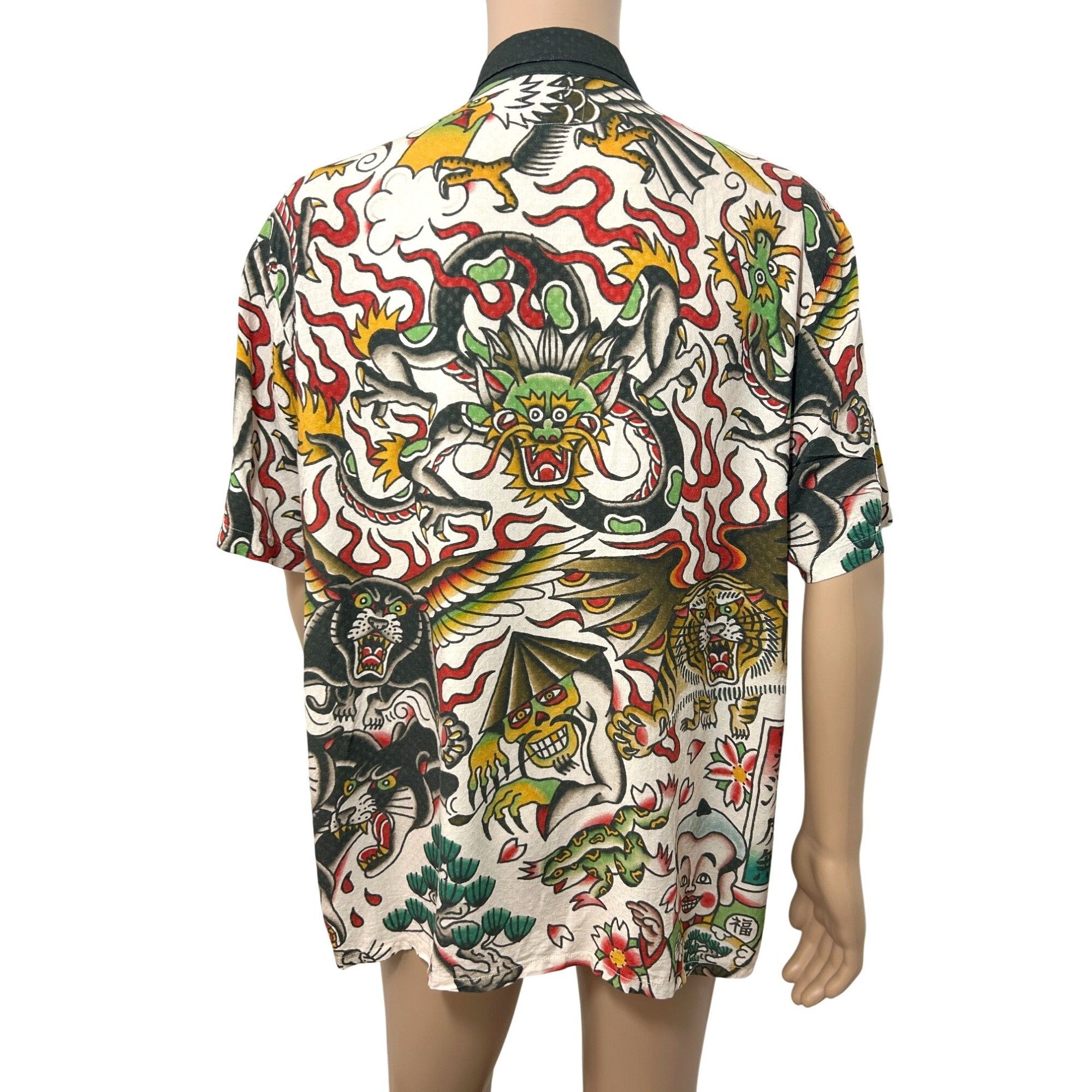 Volcom Yusuke Hamamoto Mens Shirt Graphic Art Short Sleeve X