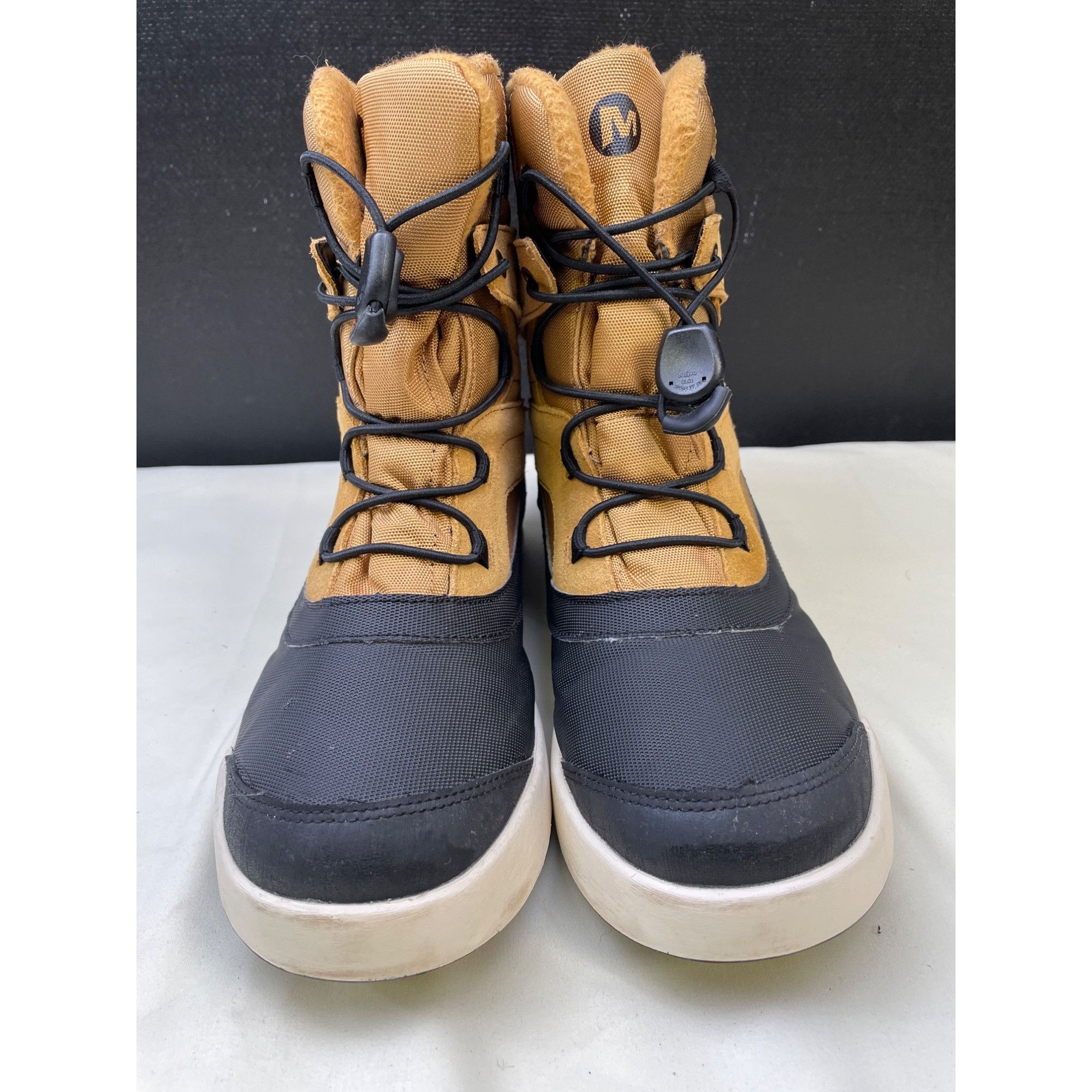 Merrell Merrell Men's Tan/Black Waterproof Boots Thermo Shoes Size 7 Size US 7 / EU 40 - 2 Thumbnail