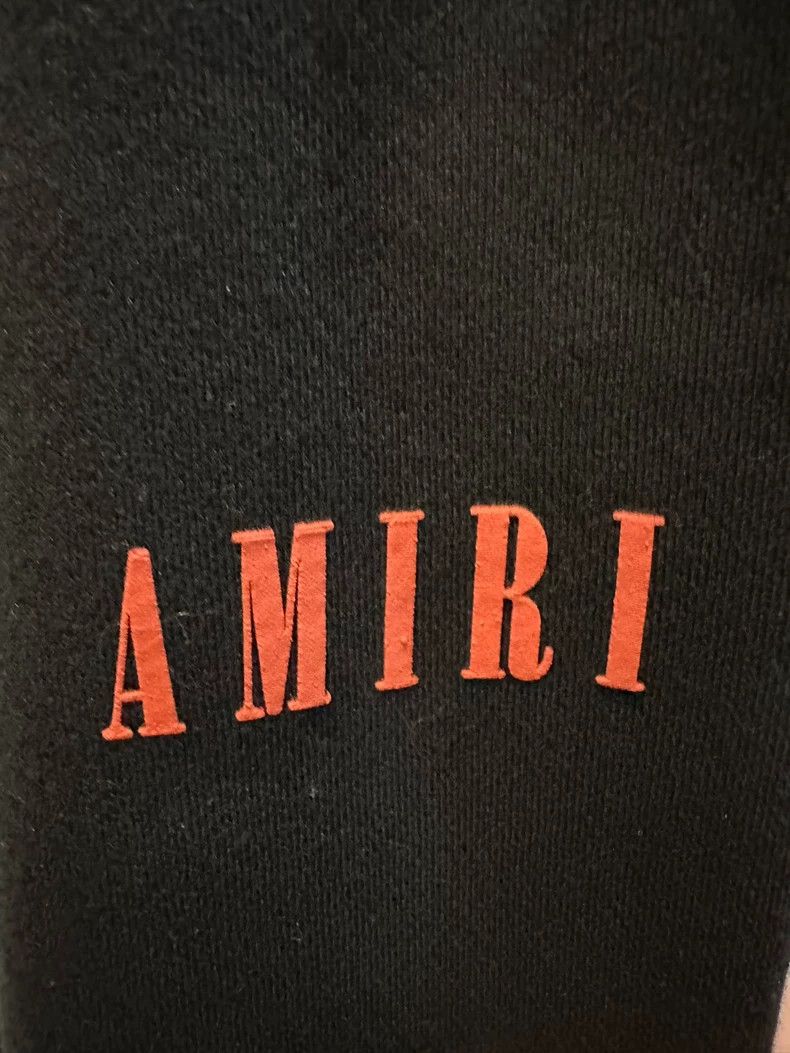 Amiri Amiri Size M Black logo cotton sweatpants 2503-Nextarrow Size US 34 / EU 50 - 4 Thumbnail