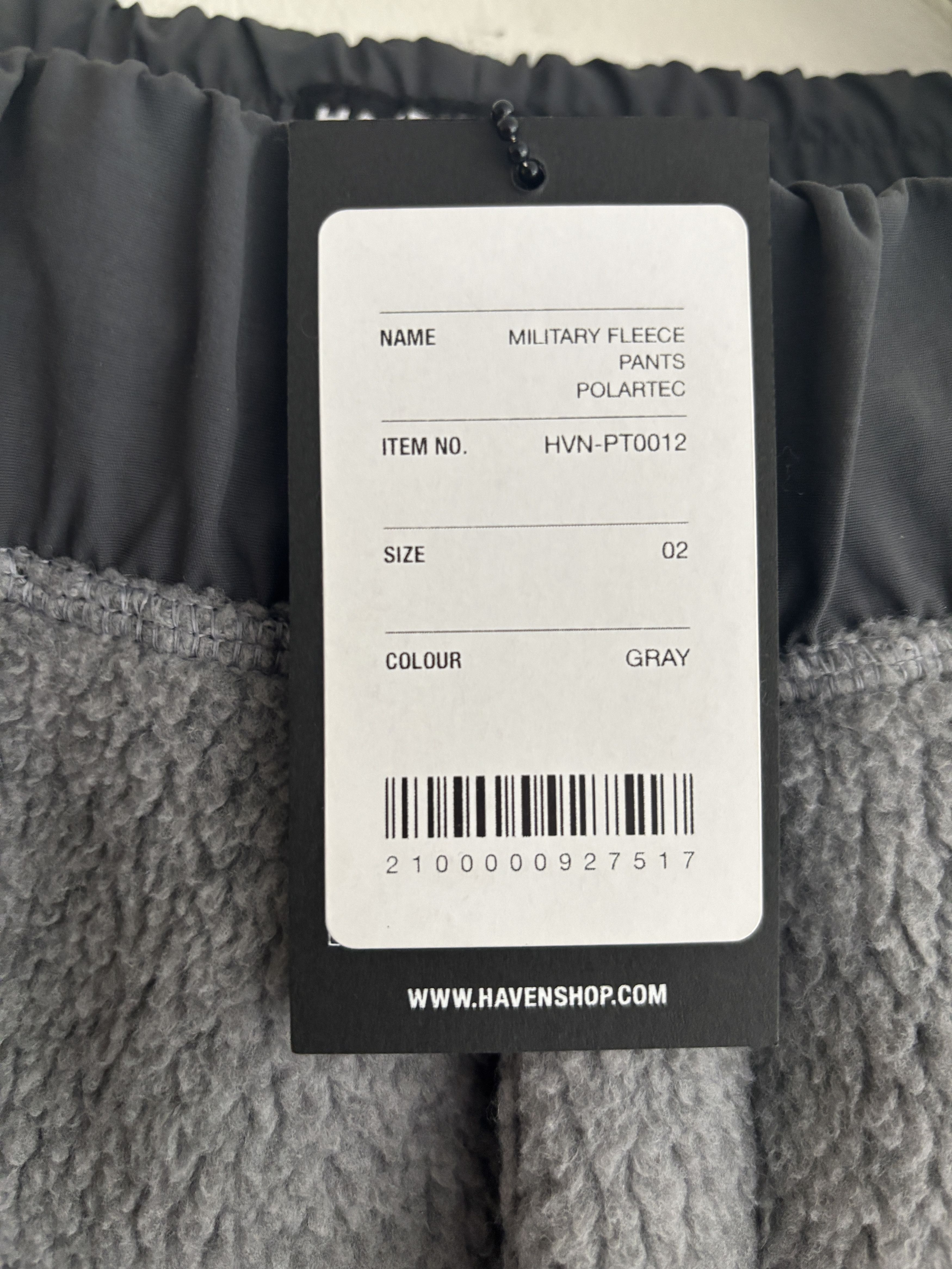 Haven $375 BNWT Polartec Grey Military Fleece Pants Size 2 31-33 Size US 32 / EU 48 - 7 Thumbnail