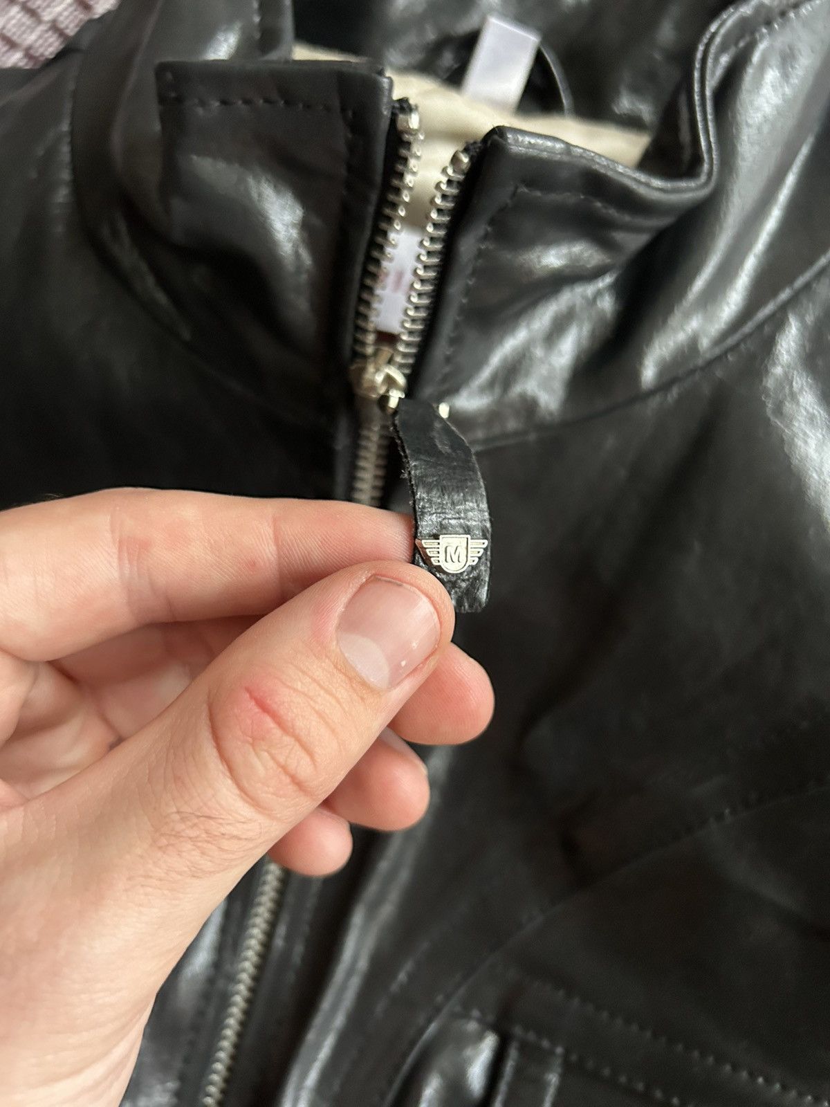 Leather Vintage BIAGGINI Leather Jacket Women Avantgarde Style Sz 38 Size XS / US 0-2 / IT 36-38 - 8 Thumbnail