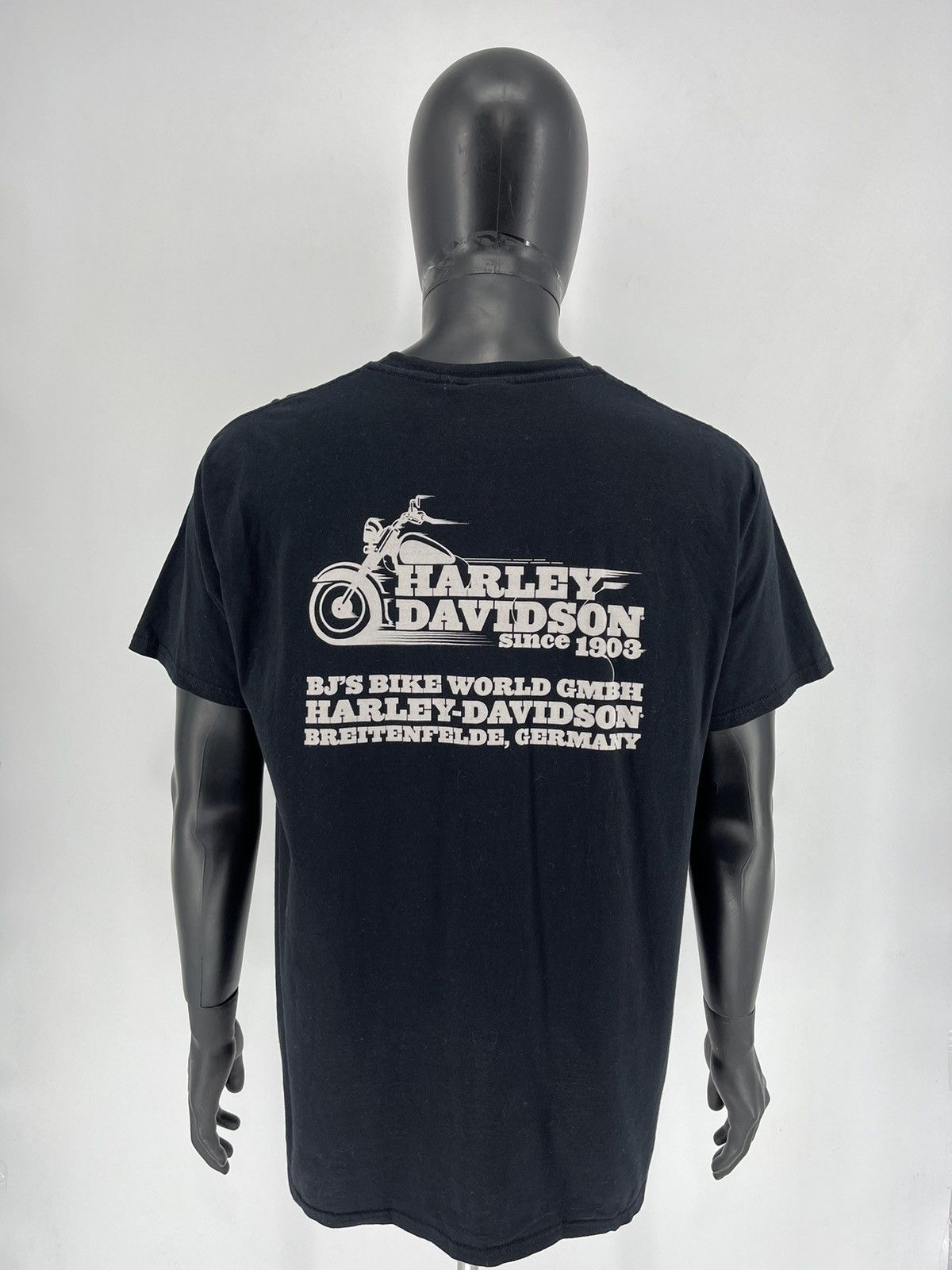 Harley Davidson Harley Davidson Spell Out Factory Customs Pocket T-Shirt Size US XL / EU 56 / 4 - 8 Thumbnail