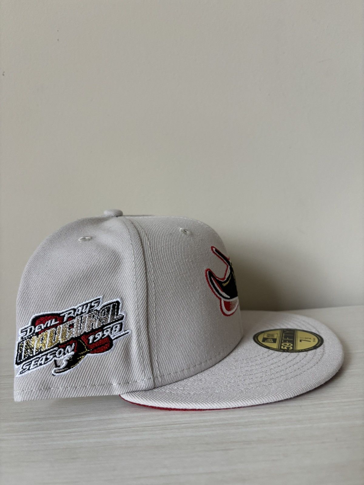 Topperz Tampa Bay Rays Fitted Size 7 1/2 Topperz Size ONE SIZE - 3 Thumbnail