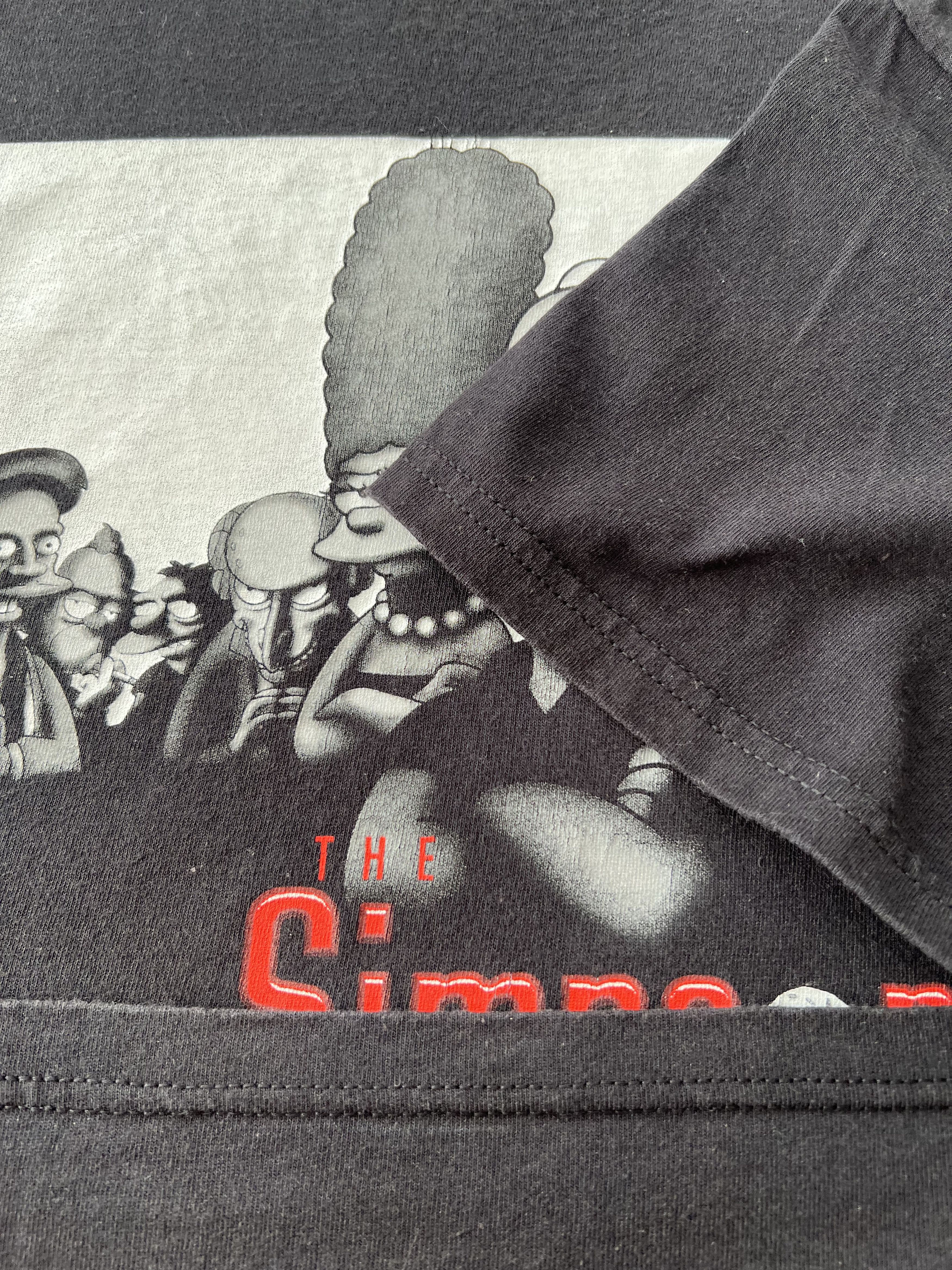 The Simpsons Vintage 2001 The Simpsons Sopranos Parody Fox Black T-shirt Size US L / EU 52-54 / 3 - 7 Thumbnail