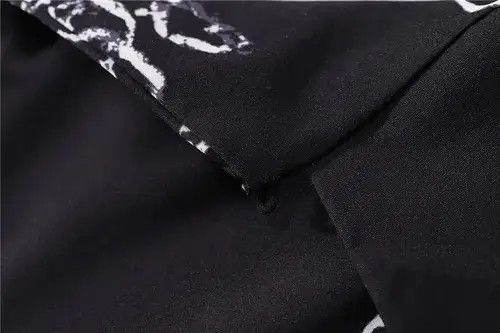 Designer Shirt made of thin material with the image of a dark dragon Size US XL / EU 56 / 4 - 4 Thumbnail