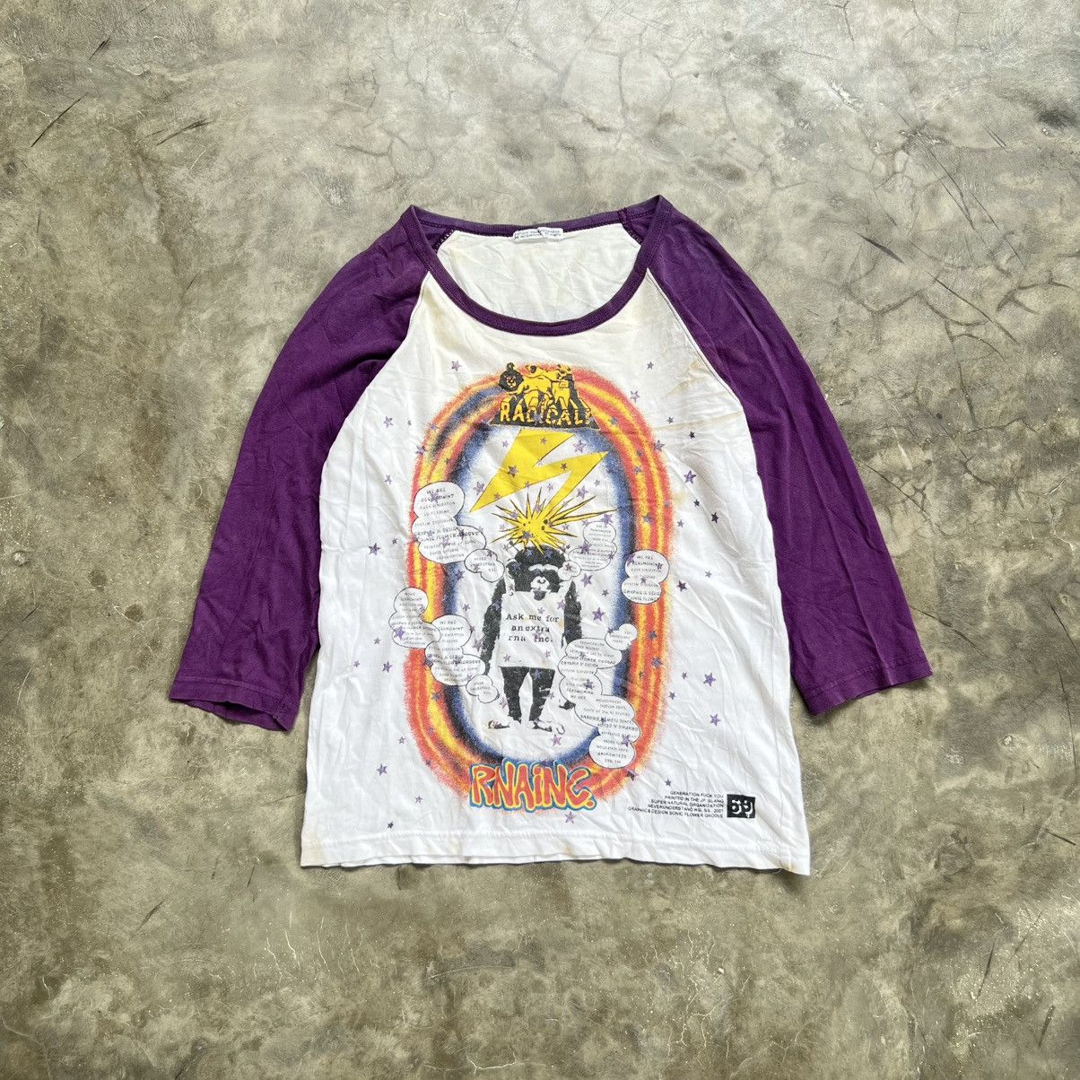 Hysteric Glamour 2000s Rnainc Satisfy Radical Raglan T-Shirt Size US M / EU 48-50 / 2 - 1 Thumbnail