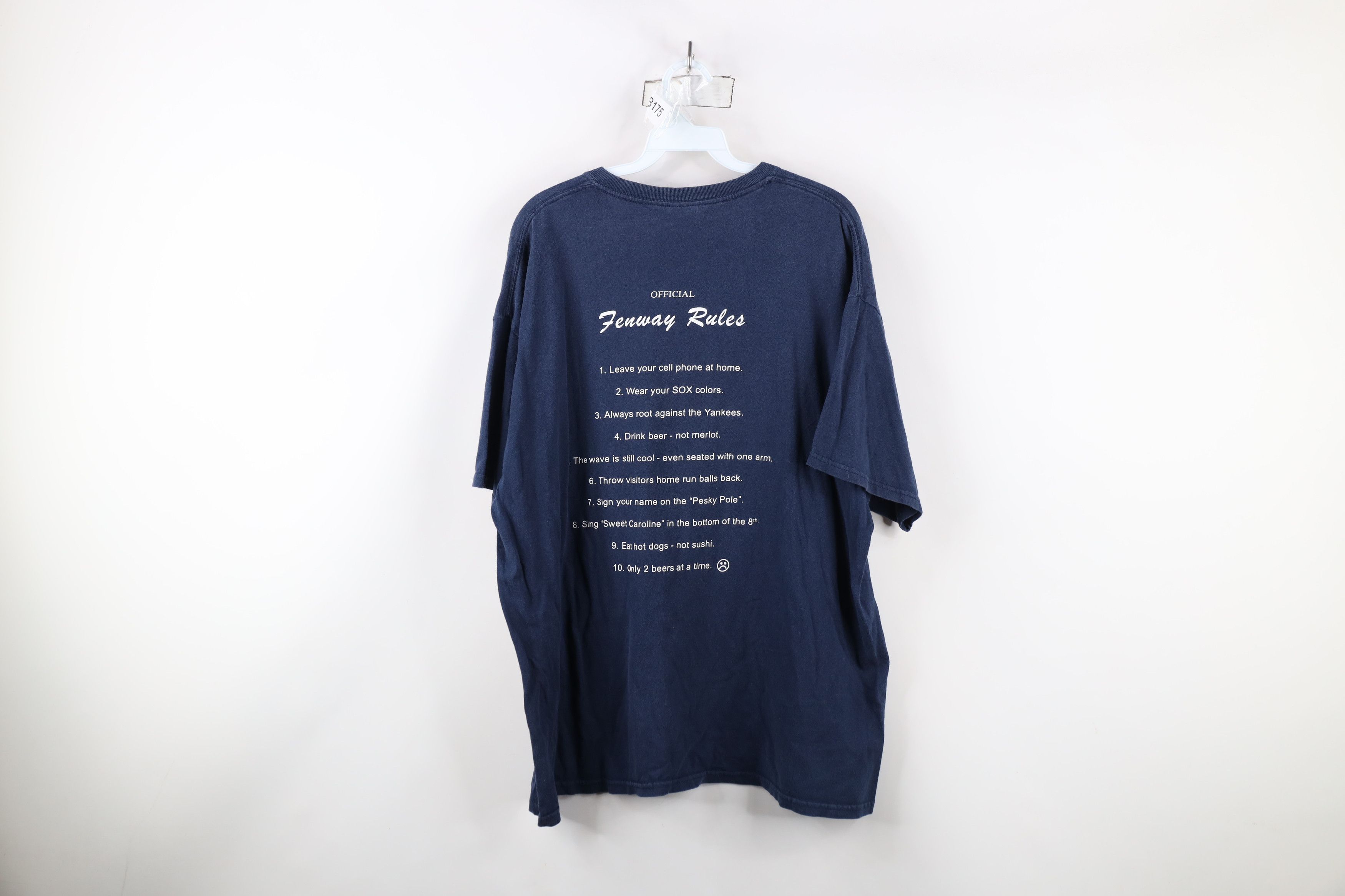 Vintage Vintage 90s Y2K Fenway Boston Red Sox Baseball T-Shirt Blue Size US XL / EU 56 / 4 - 11 Thumbnail