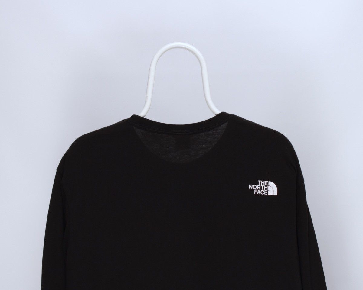 The North Face THE NORTH FACE Printed Logo Black Cotton Long Sleeve T-Shirt Size US XXL / EU 58 / 5 - 5 Thumbnail