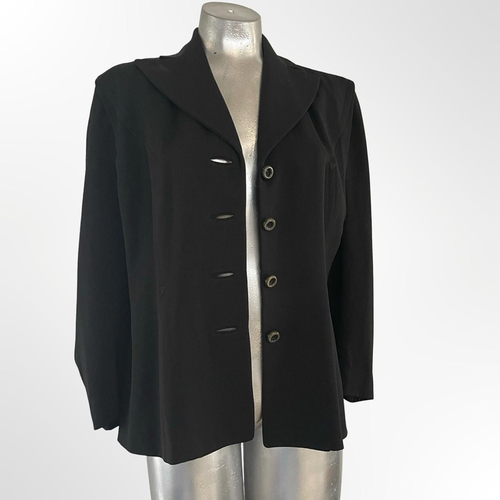 Judy Turner Elegant Turners Black Women's Blazer size M-L Size M / US 6-8 / IT 42-44 - 4 Thumbnail