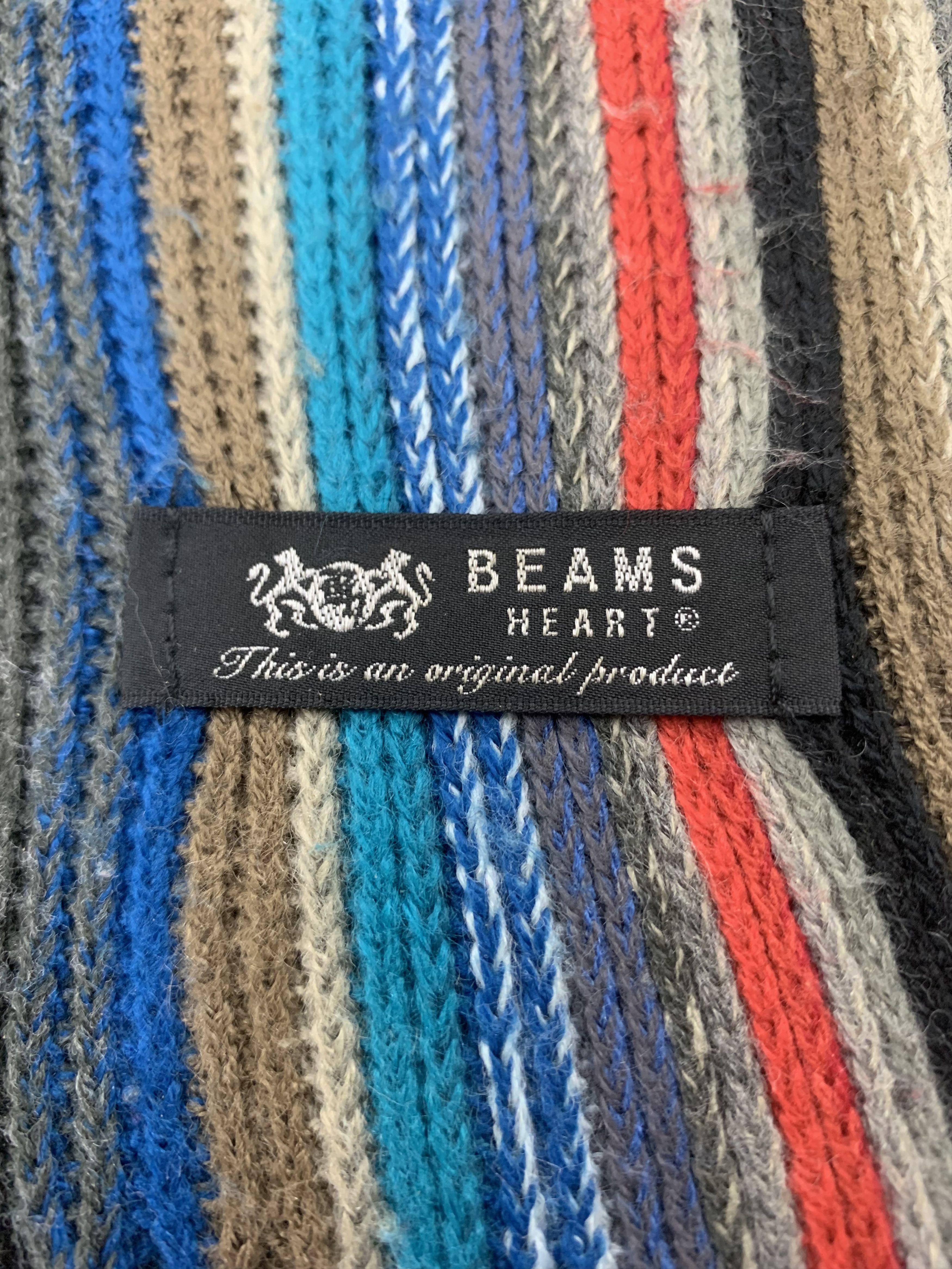 Beams Japan Beams Scarf Wool Muffler Neck Wrap BL3139 Size ONE SIZE - 5 Thumbnail