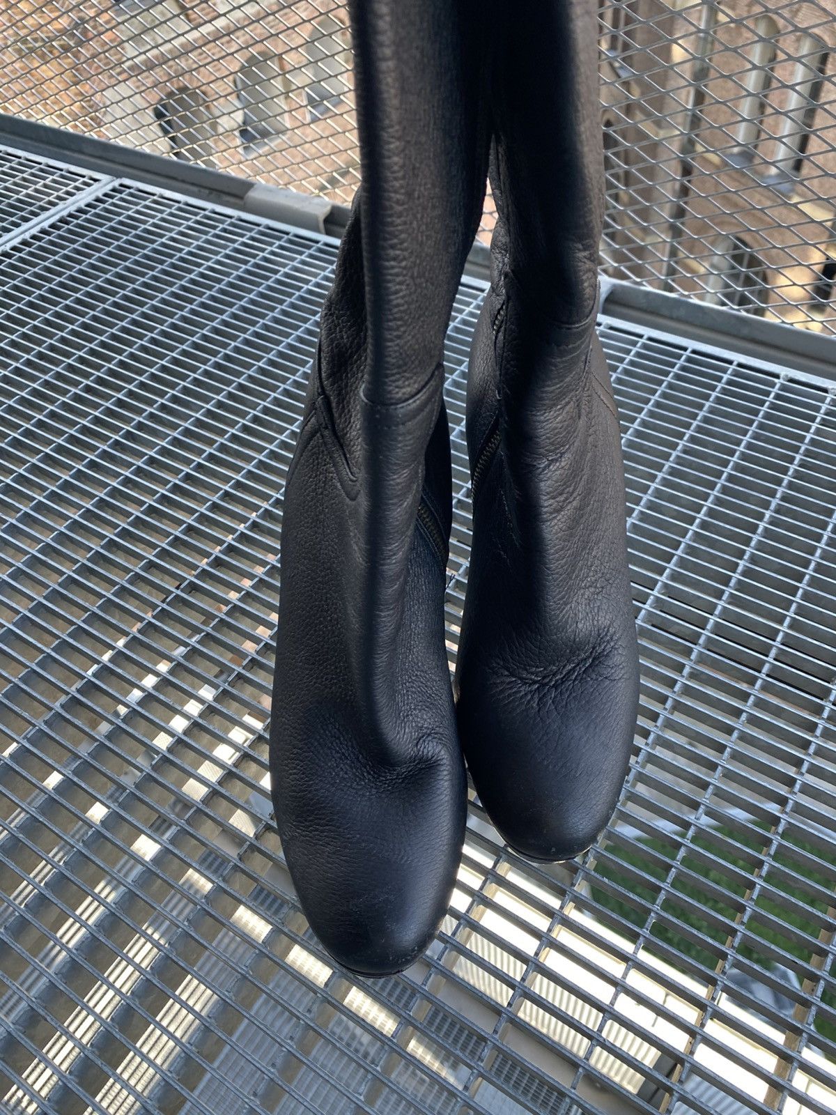 Miu Miu Miu Miu Leather Knee Length Boots Size US 10 / IT 40 - 10 Thumbnail
