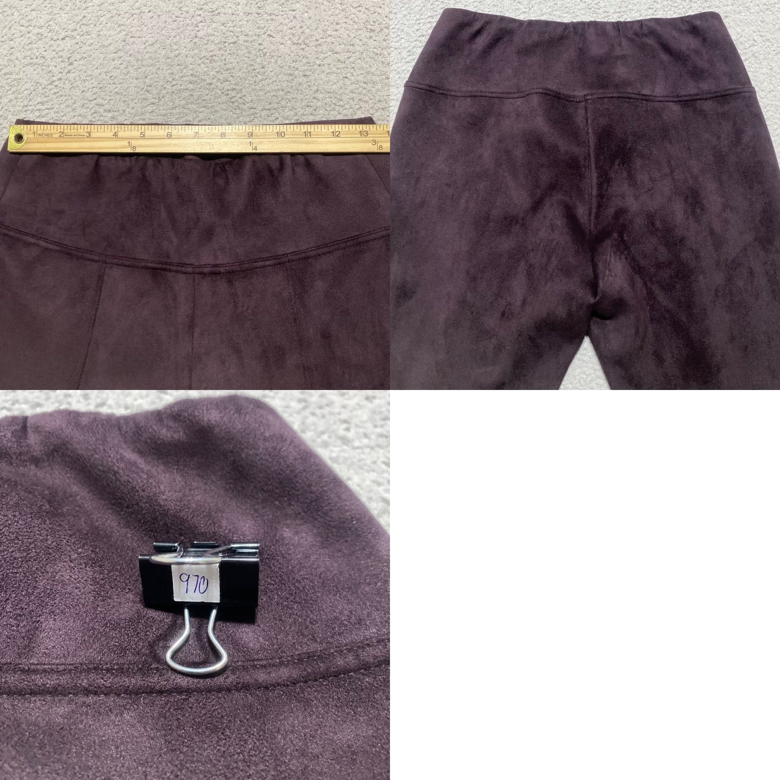 J. Jill J. Jill Womens Slim Pants Black Velour Wearever Collection Pull On Skinny Jegging与Wearever Size 28" / US 6 / IT 42 - 8 Thumbnail
