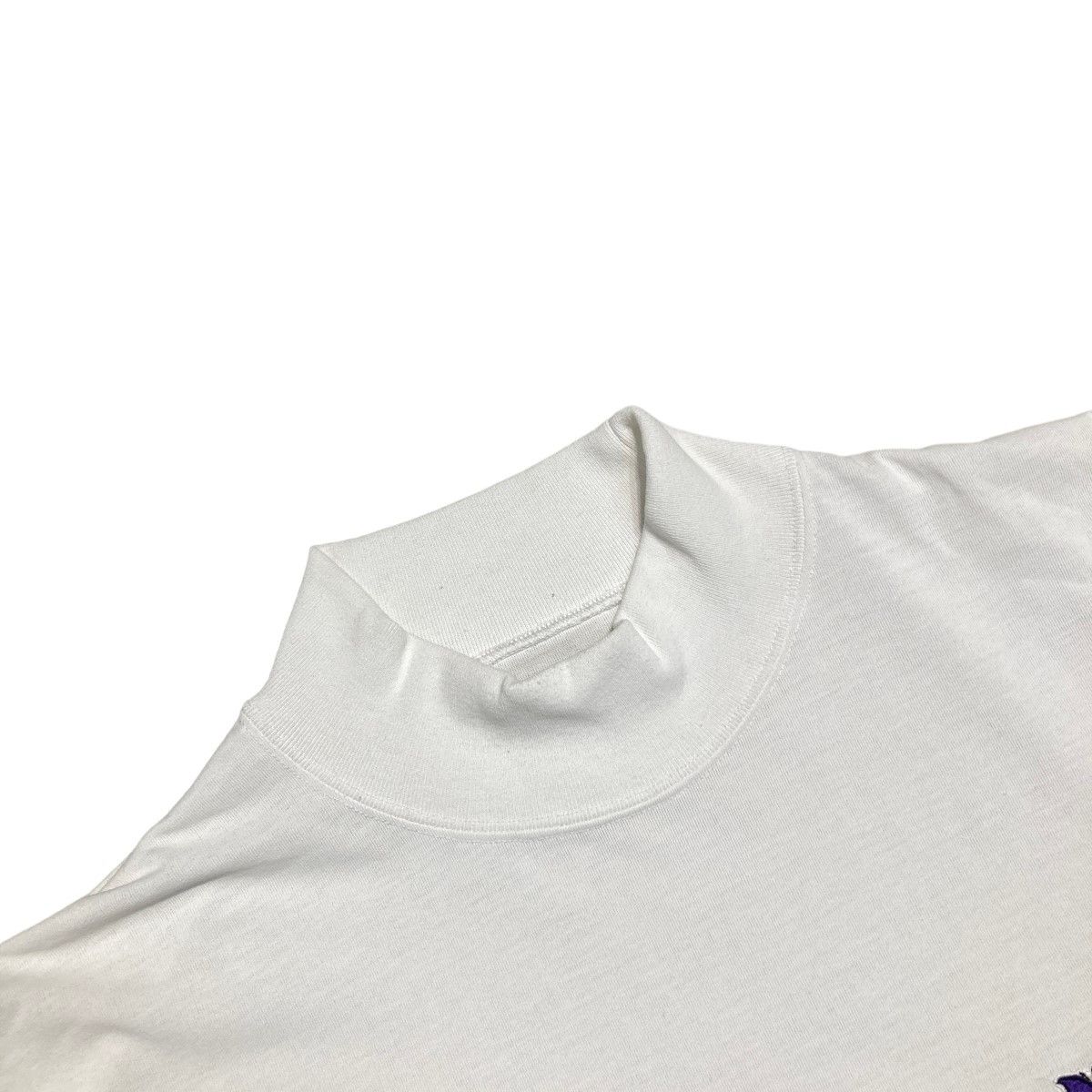 Needles Long Sleeve High Neck Polyester Tshirt White Size US L / EU 52-54 / 3 - 3 Thumbnail