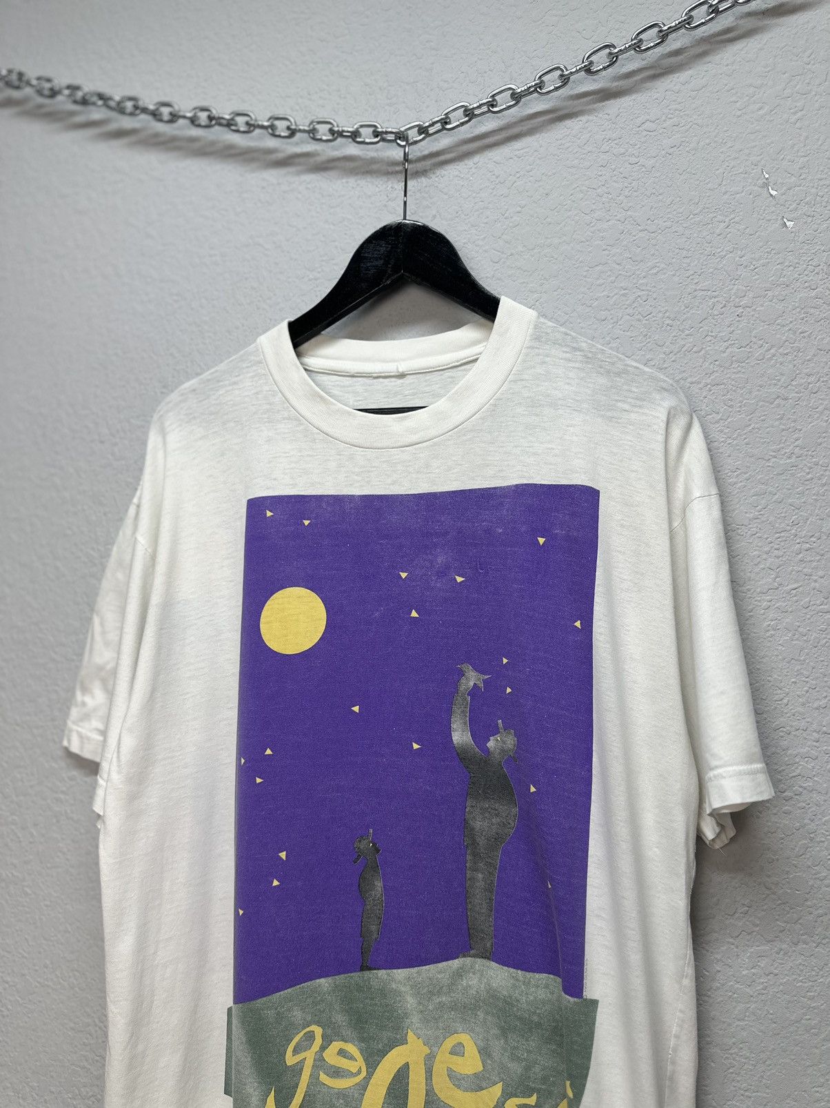 Band Tees Vintage 90s Tour Genesis Phil Collins T Shirt ART Rock Music Size US XL / EU 56 / 4 - 6 Thumbnail