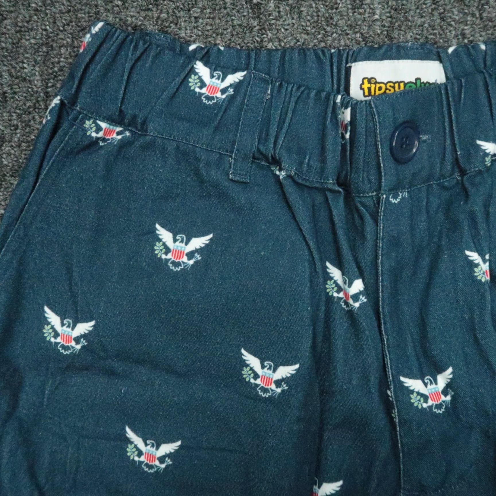 Vintage Tipsy Elves Shorts Mens Large Blue We The People Chino Lightweight NWT Size US 33 - 2 Thumbnail