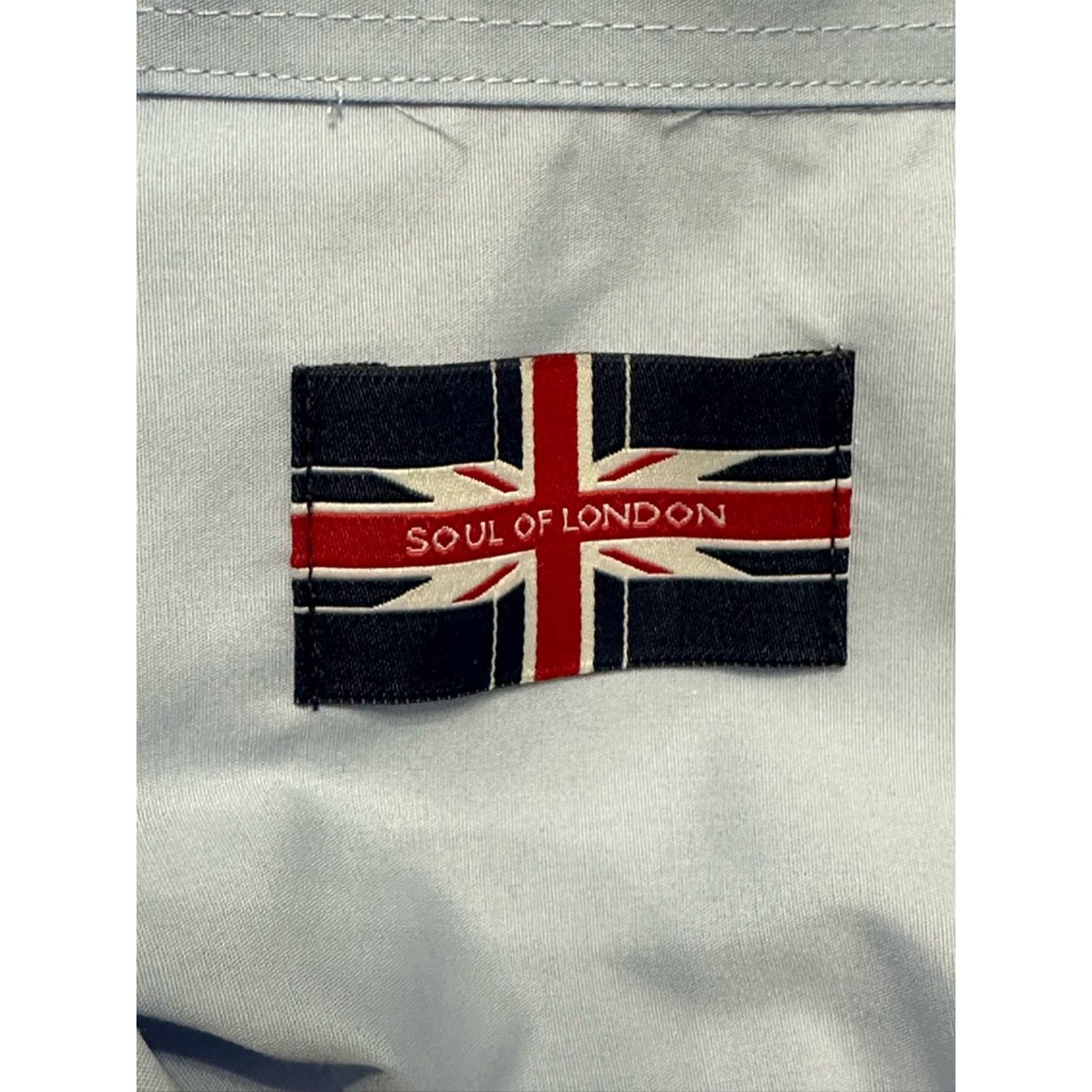 Other Soul Of London Dress Shirt Button Collared Breathable Blue M Size US M / EU 48-50 / 2 - 7 Thumbnail
