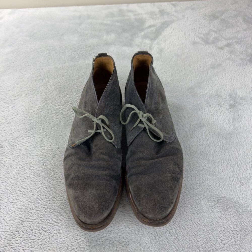 Isaia Isaia Napoli Grey Suede Leather Ankle Shoes Men’s Size 12 U Size US 12 / EU 45 - 8 Thumbnail