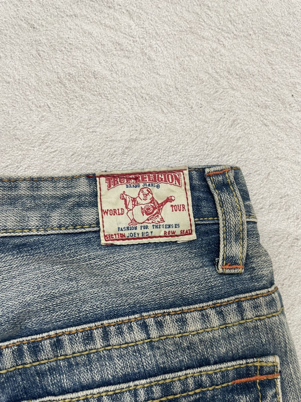 Diesel 2000s True Religion Flare Denim Ripped Bootcut Y2K Ifsix LGB Size 27" / US 4 / IT 40 - 11 Thumbnail