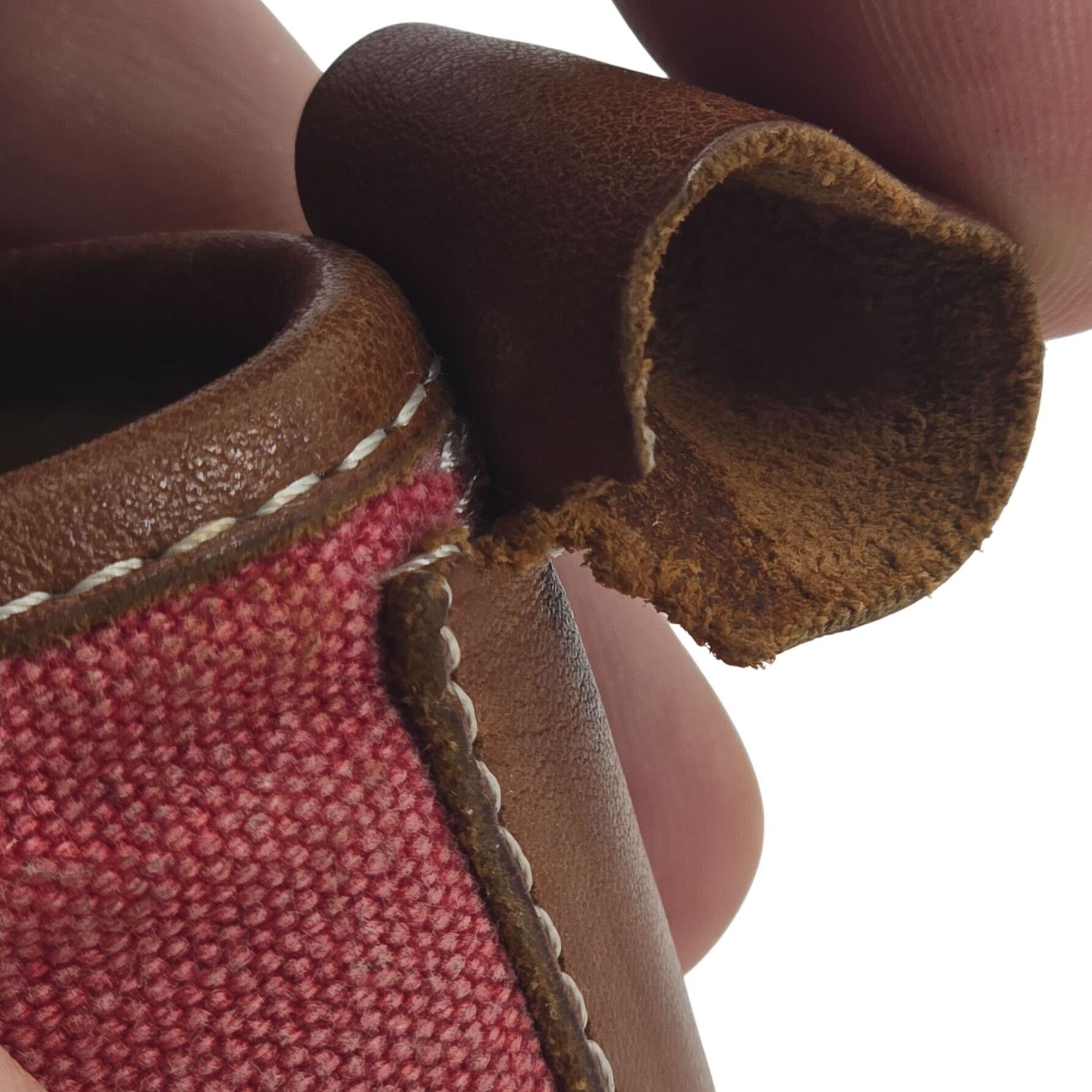 Bruno Magli Bruno Magli Italy Burgundy Brown Canvas Leather Mid Sneakers Size US 7 / EU 40 - 8 Thumbnail