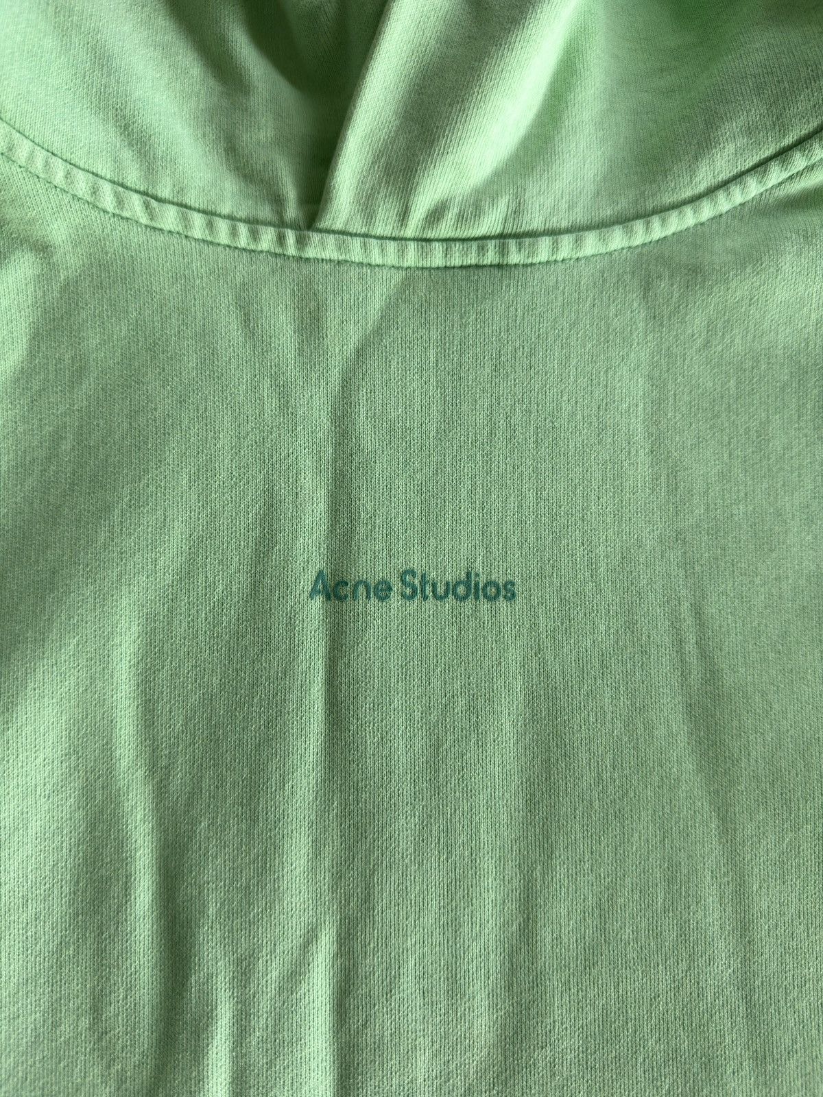 Acne Studios Acne Studios Logo Print Hooded Sweatshirt Size US XL / EU 56 / 4 - 4 Thumbnail