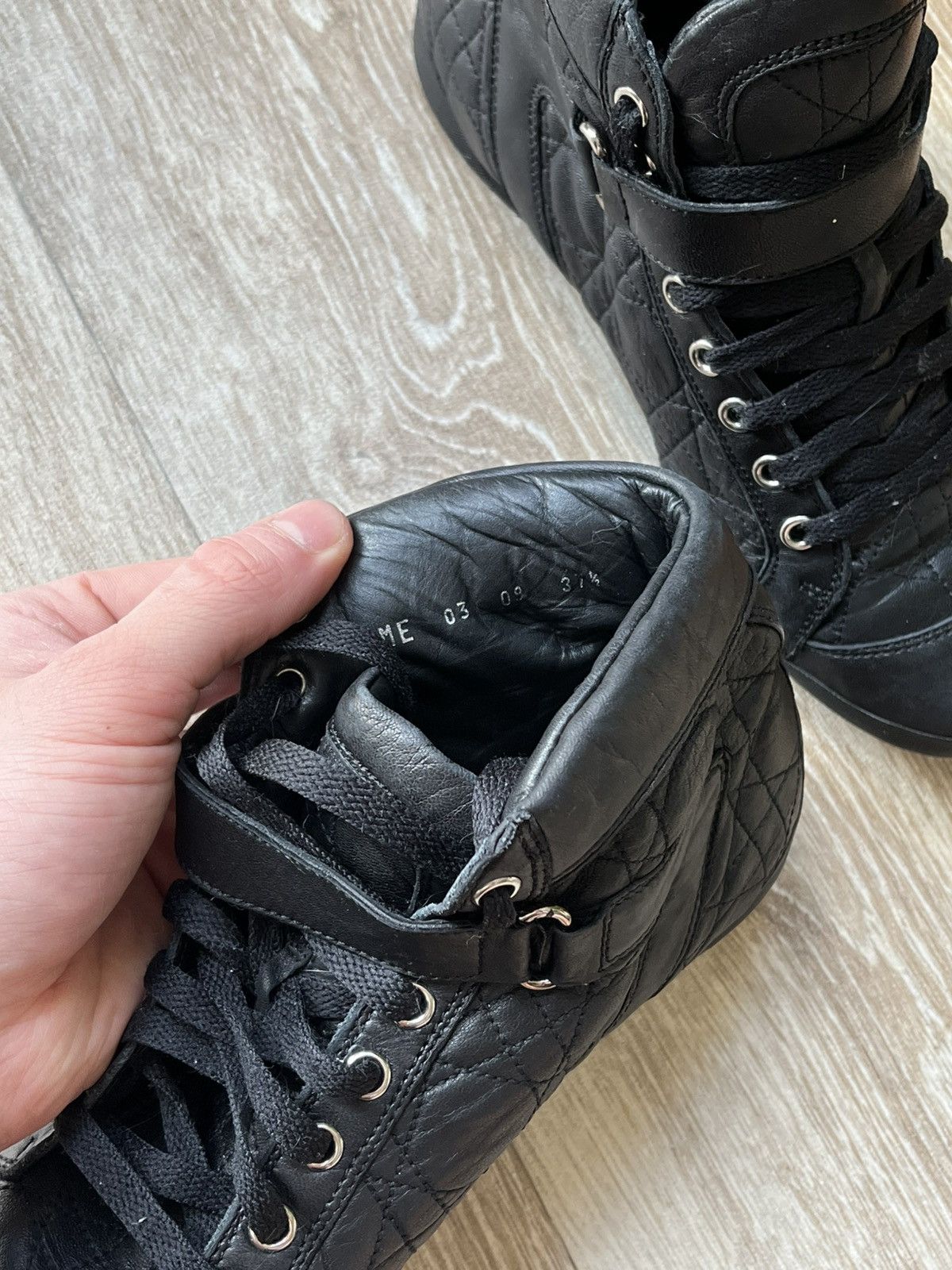 Dior Dior Quilted Leather Sneakers – Authentic Size US 7.5 / IT 37.5 - 7 Thumbnail
