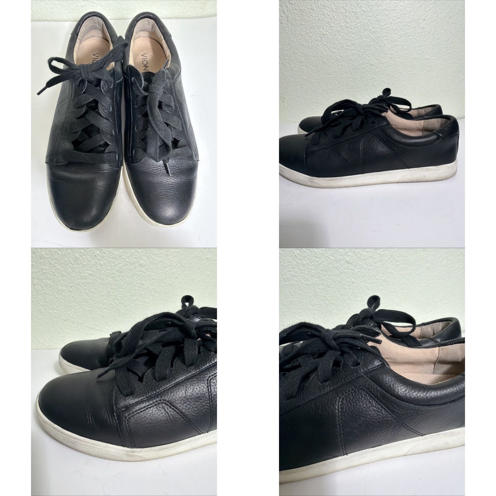 Vionic Vionic Chantelle Sneaker Women Leather Black Lace Up Size 9 Size US 9 / IT 39 - 8 Thumbnail
