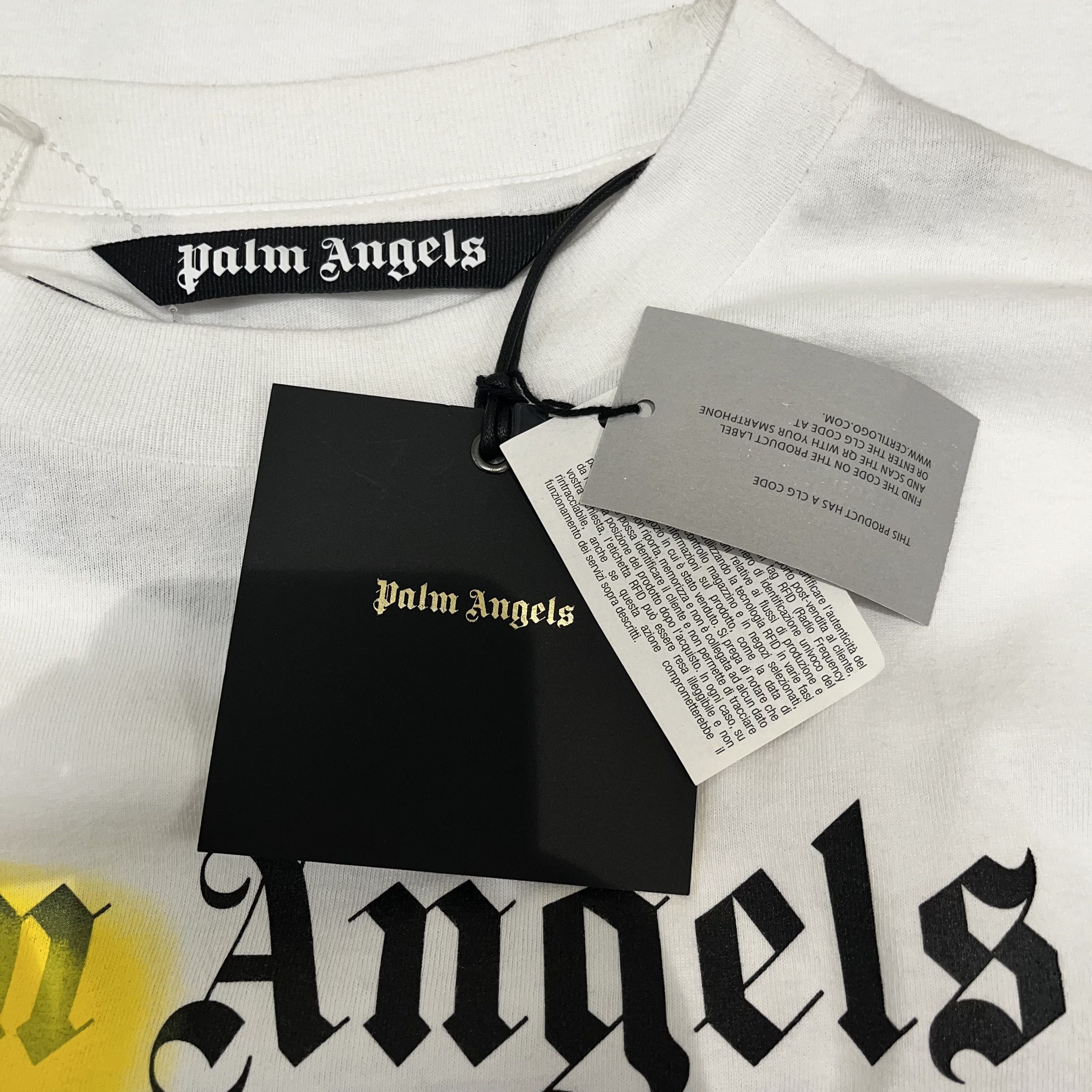 Palm Angels Palm Angels Sprayed Logo Tee Size US XL / EU 56 / 4 - 4 Thumbnail