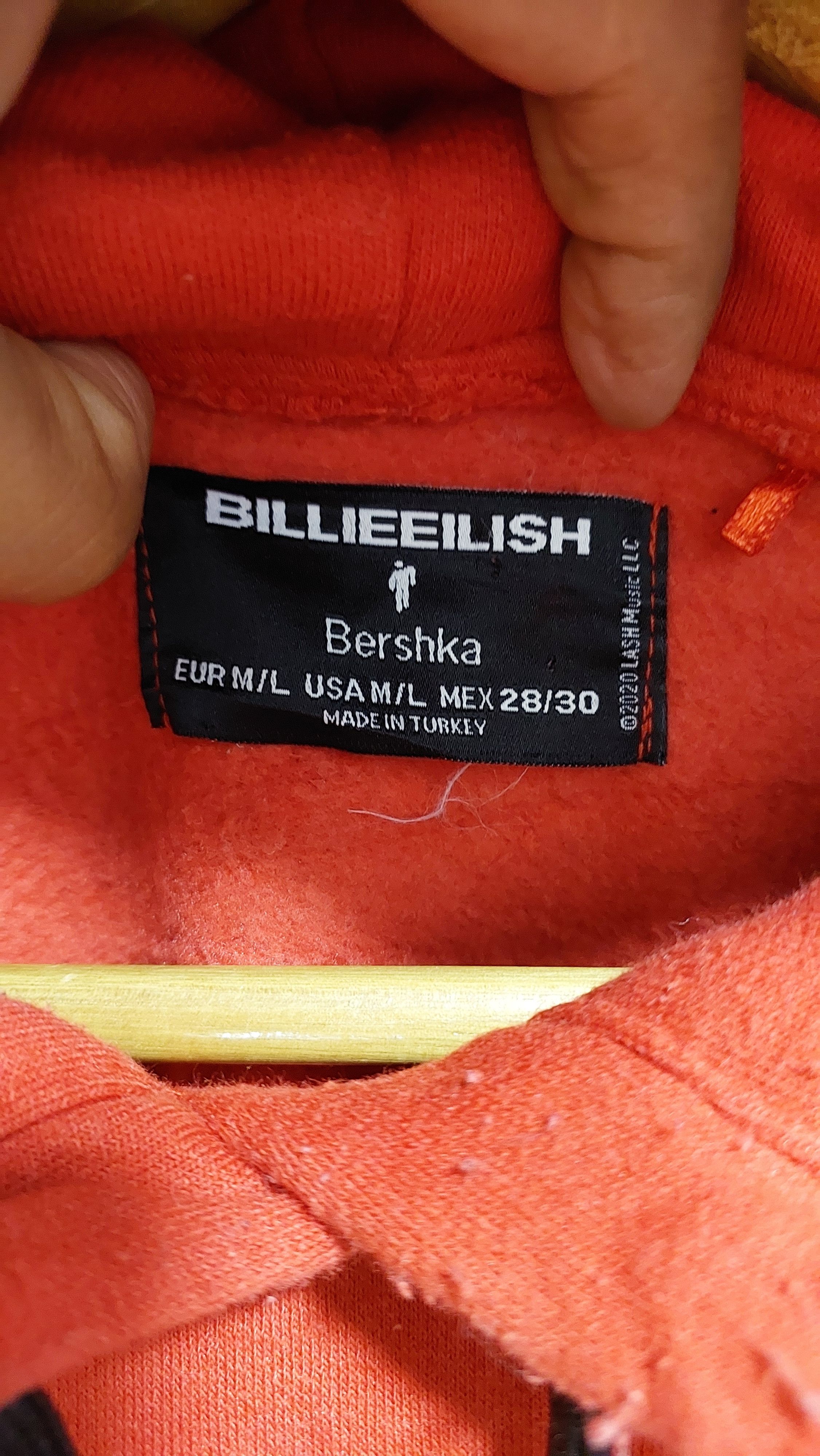 Bershka × Billie Eilish BILLIE EILISH HOODIE Size L / US 10 / IT 46 - 4 Thumbnail