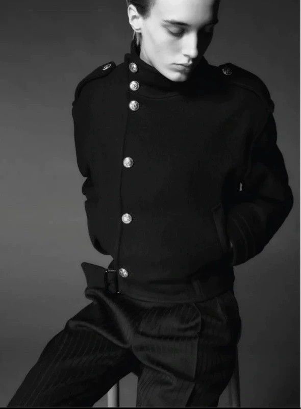 Yves Saint Laurent SAiNT LAURENT Wool breasted jacket 2504-Nextarrow Size US S / EU 44-46 / 1 - 7 Thumbnail