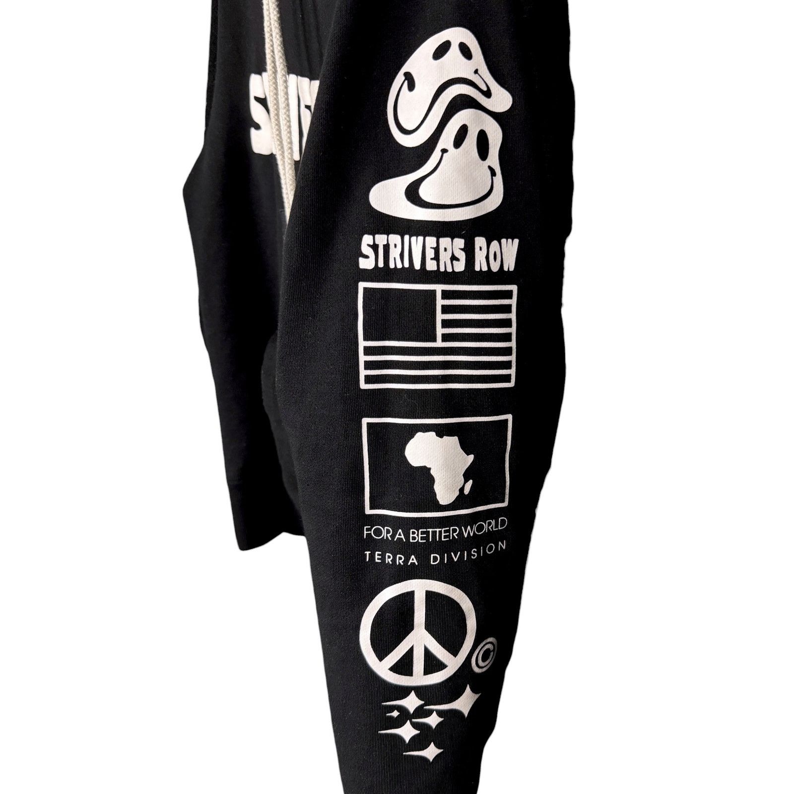 Other Strivers Row Men's Medium Black Abstract Logo Streetwear Size US M / EU 48-50 / 2 - 3 Thumbnail