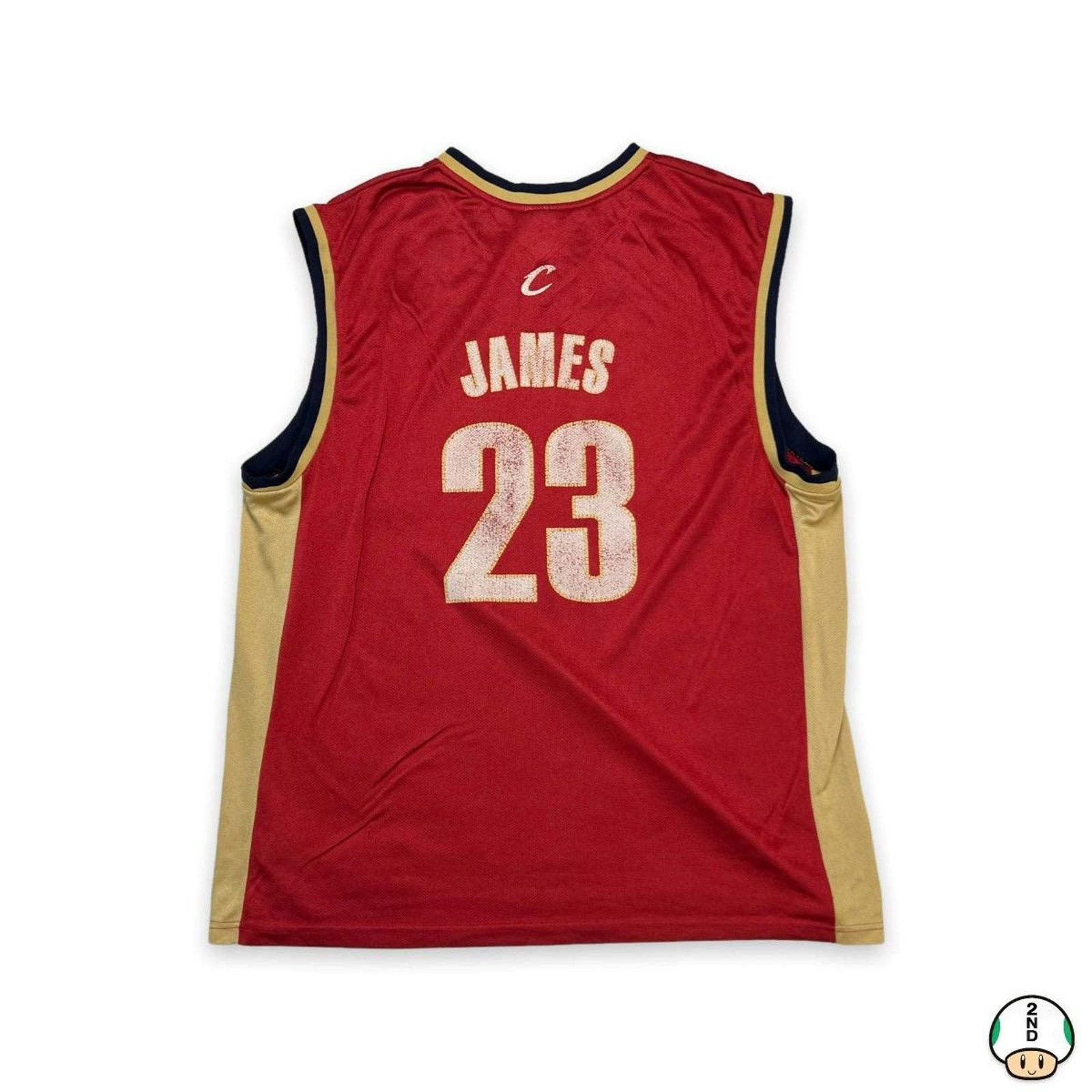 NBA × Reebok × Vintage Reebok Lebron James Cleveland Cavaliers Jersey XL Basketball Size US XL / EU 56 / 4 - 1 Thumbnail