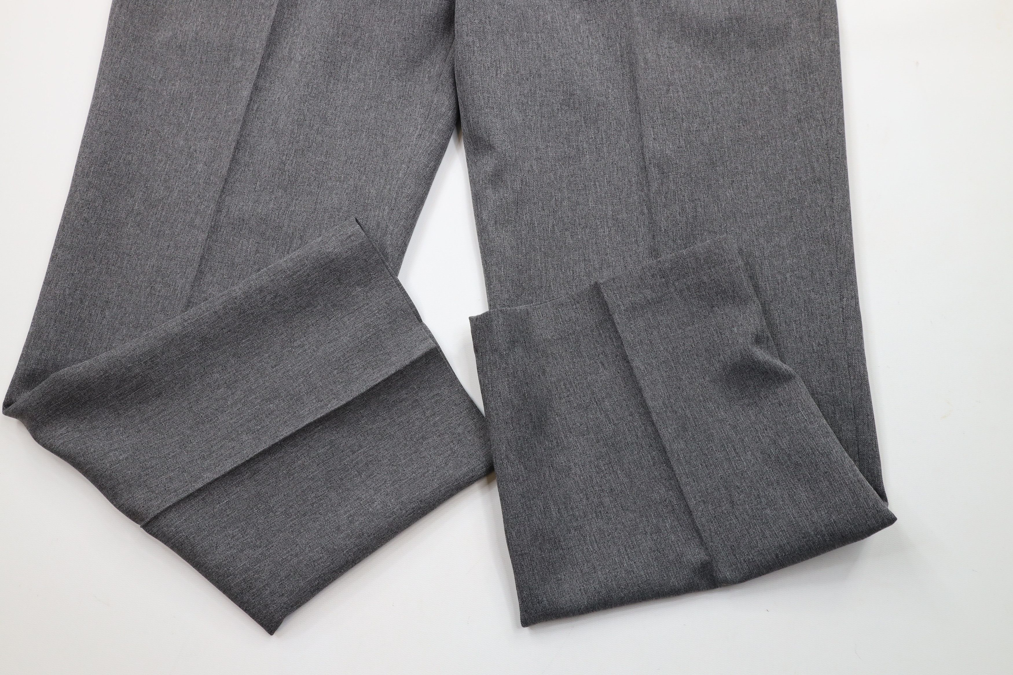 Levi's × Vintage Vintage 90s Levis Knit Wide Leg Chino Pants Heather Gray Size US 38 / EU 54 - 5 Thumbnail