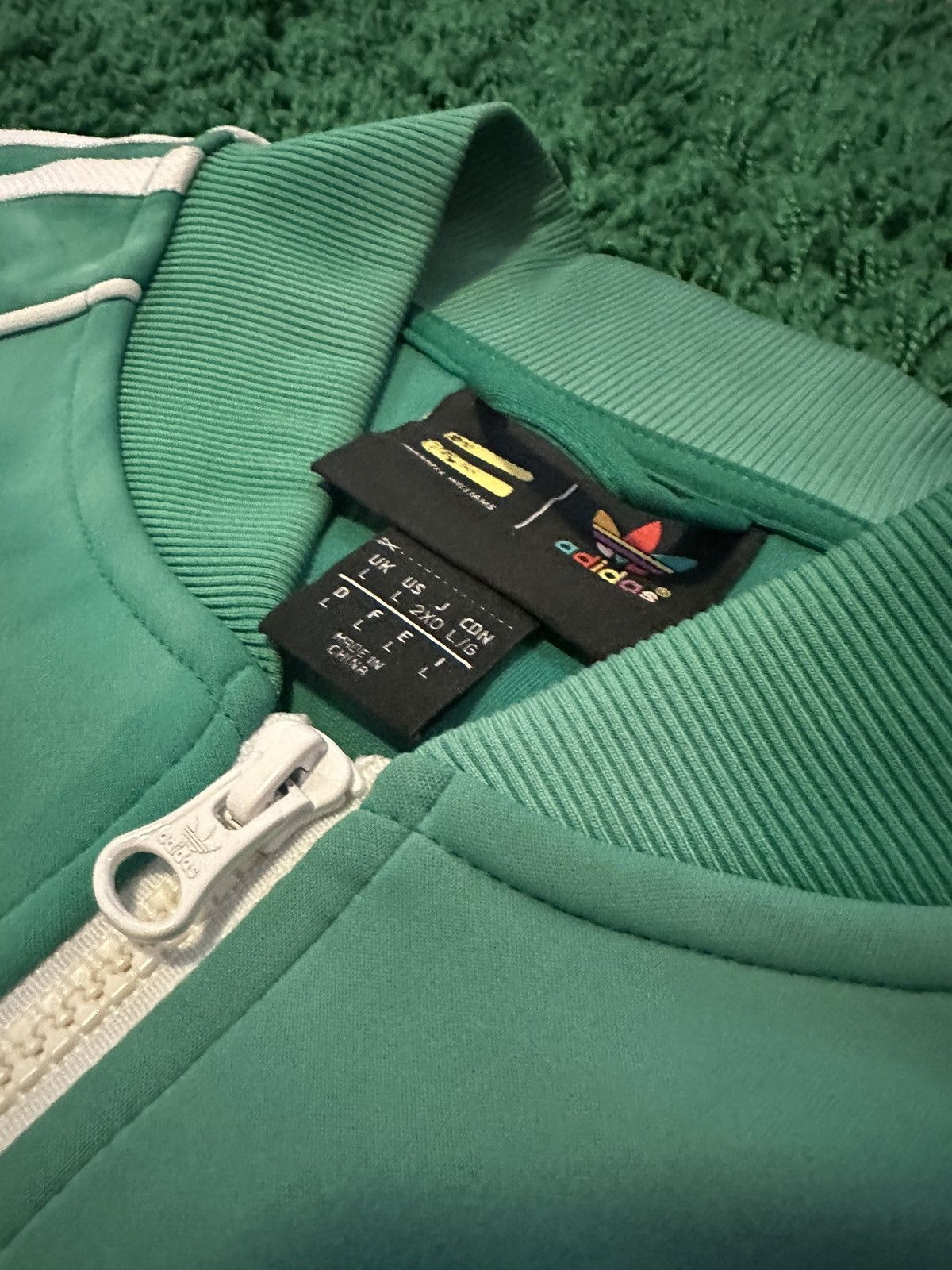 Adidas × Pharrell Adidas x Pharrell Jacket Tie Dye Green Large Size US L / EU 52-54 / 3 - 5 Thumbnail
