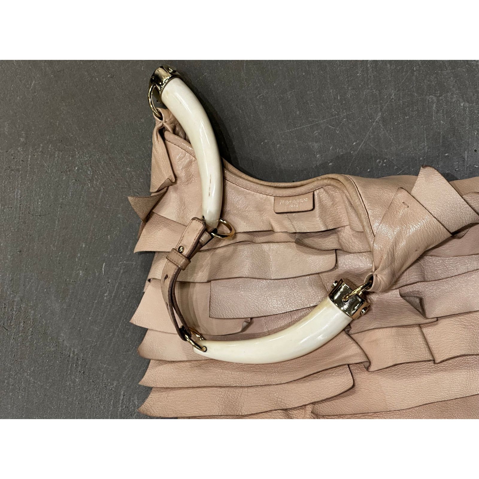 Saint Laurent Paris 2004 Saint Laurent “Saint Tropez” Horn-Handle Bag Size ONE SIZE - 8 Thumbnail