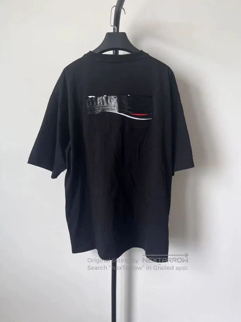 Balenciaga Balenciaga Men's Logo Print Short Sleeve T. Size US L / EU 52-54 / 3 - 2 Thumbnail