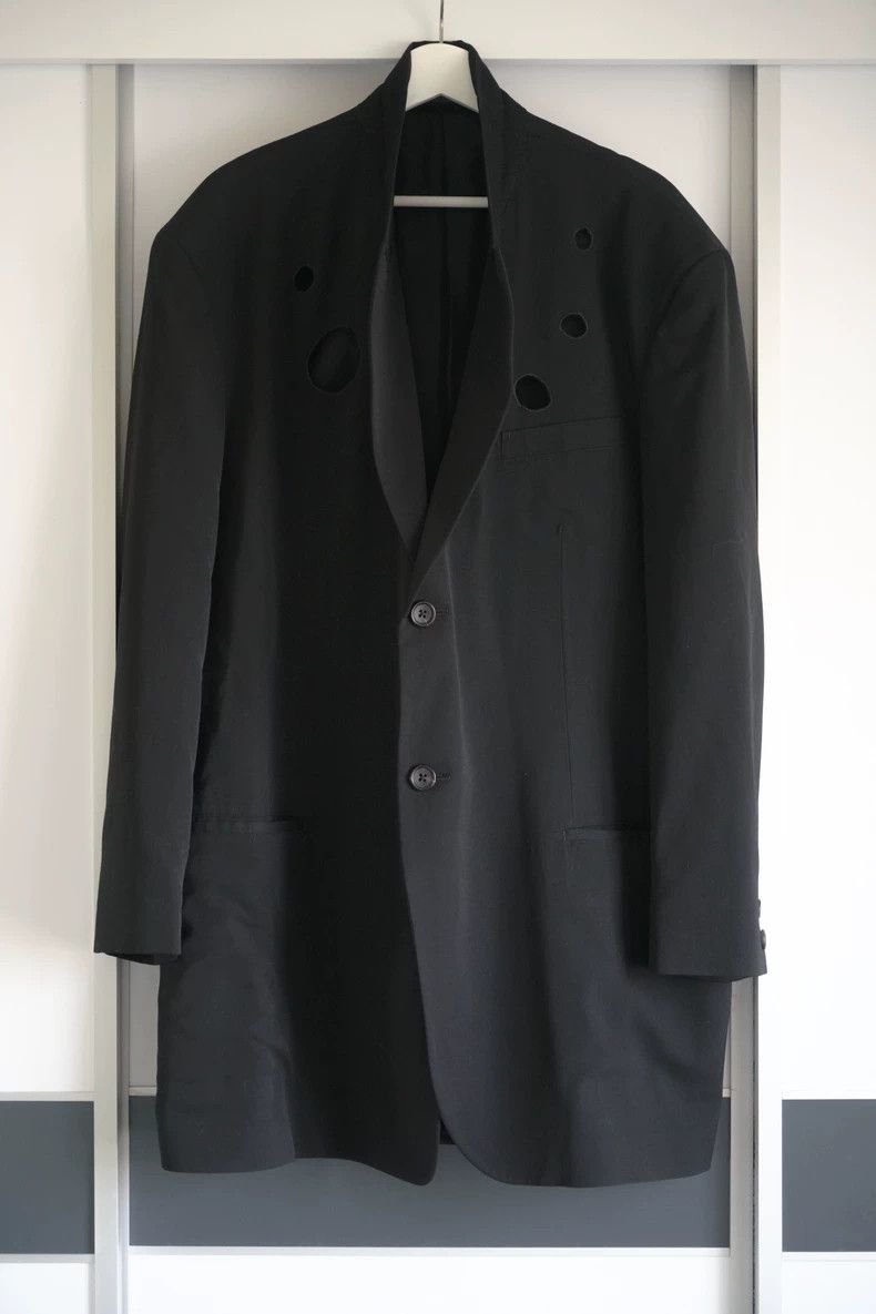 Yohji Yamamoto Yohji Yamamoto size s 92ss Eclipse Cutout Suit 2501-Nextarr Size 38R - 1 Thumbnail