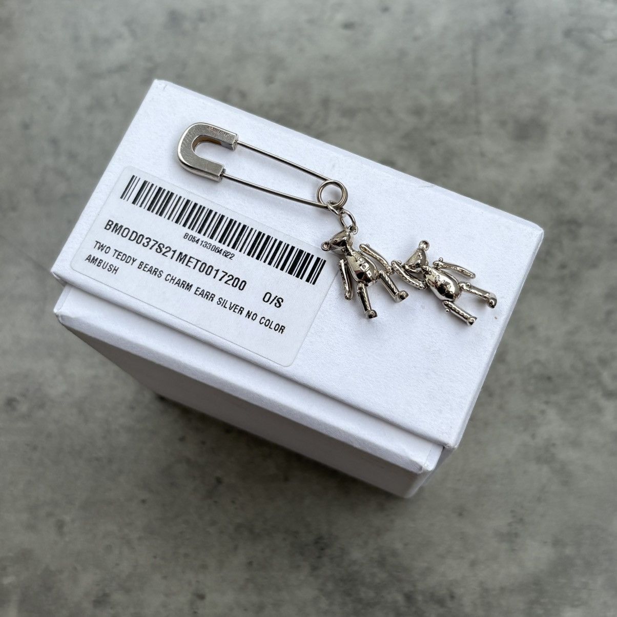 Ambush Design Ambush earring two teddy bears charm Size ONE SIZE - 3 Thumbnail
