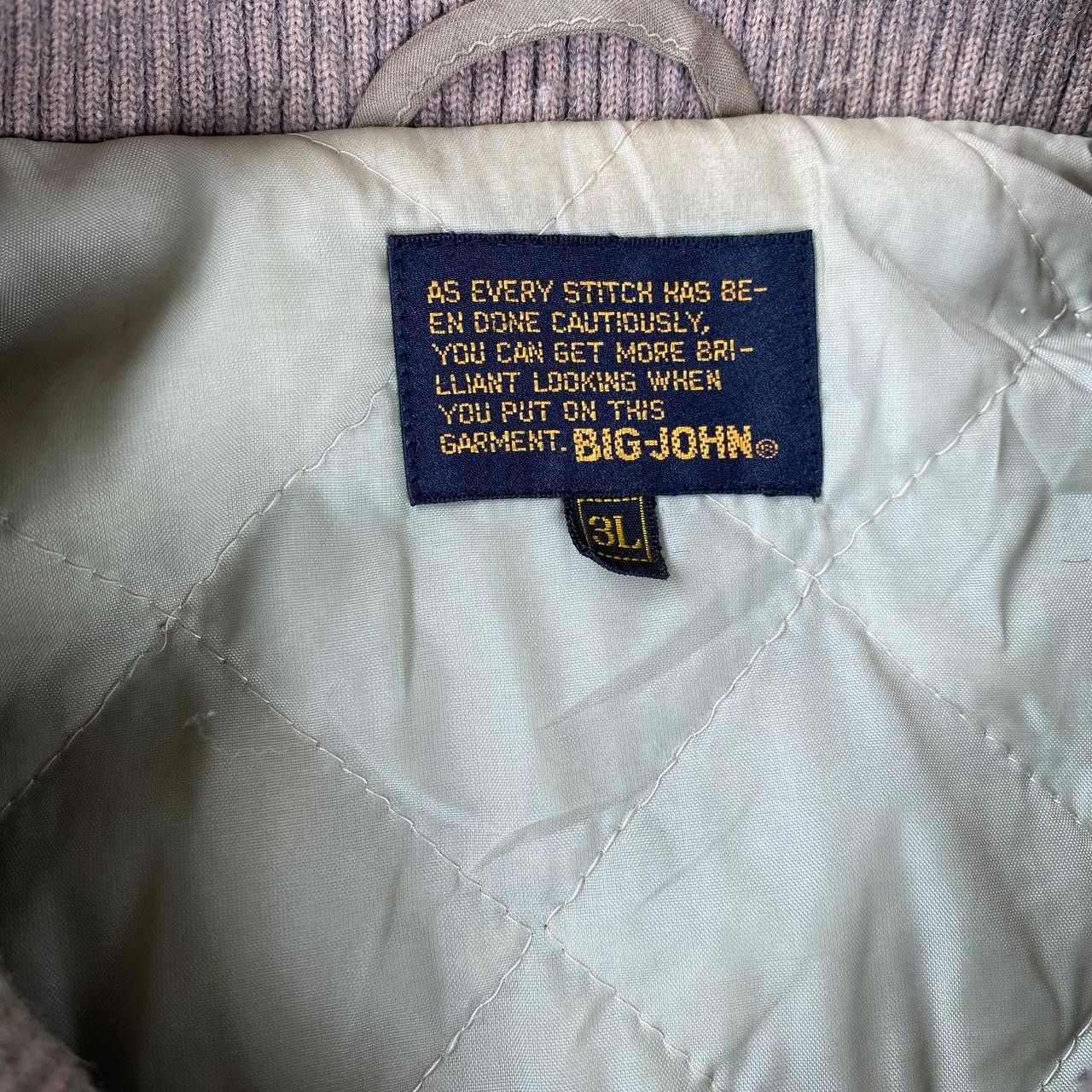 Big John VINTAGE 90S BIG JOHN BOMBER JACKET Size US XXL / EU 58 / 5 - 15 Thumbnail