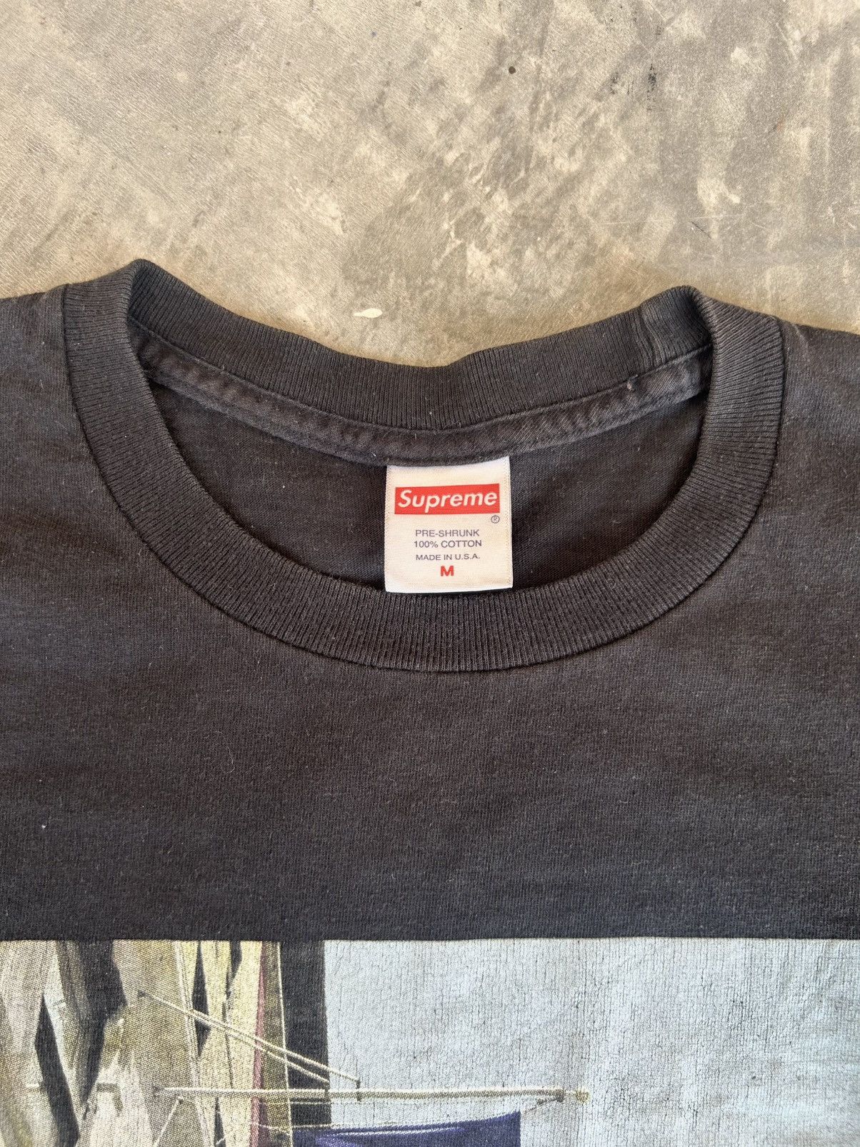Supreme Supreme black tee Flag shape Size US XS / EU 42 / 0 - 5 Thumbnail